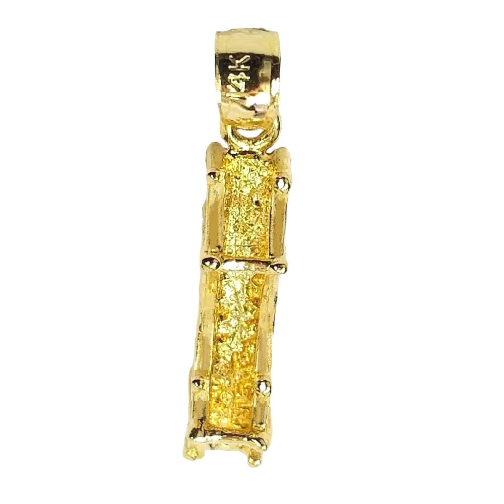 14K Yellow Gold Golden Gate Bridge 3D Pendant