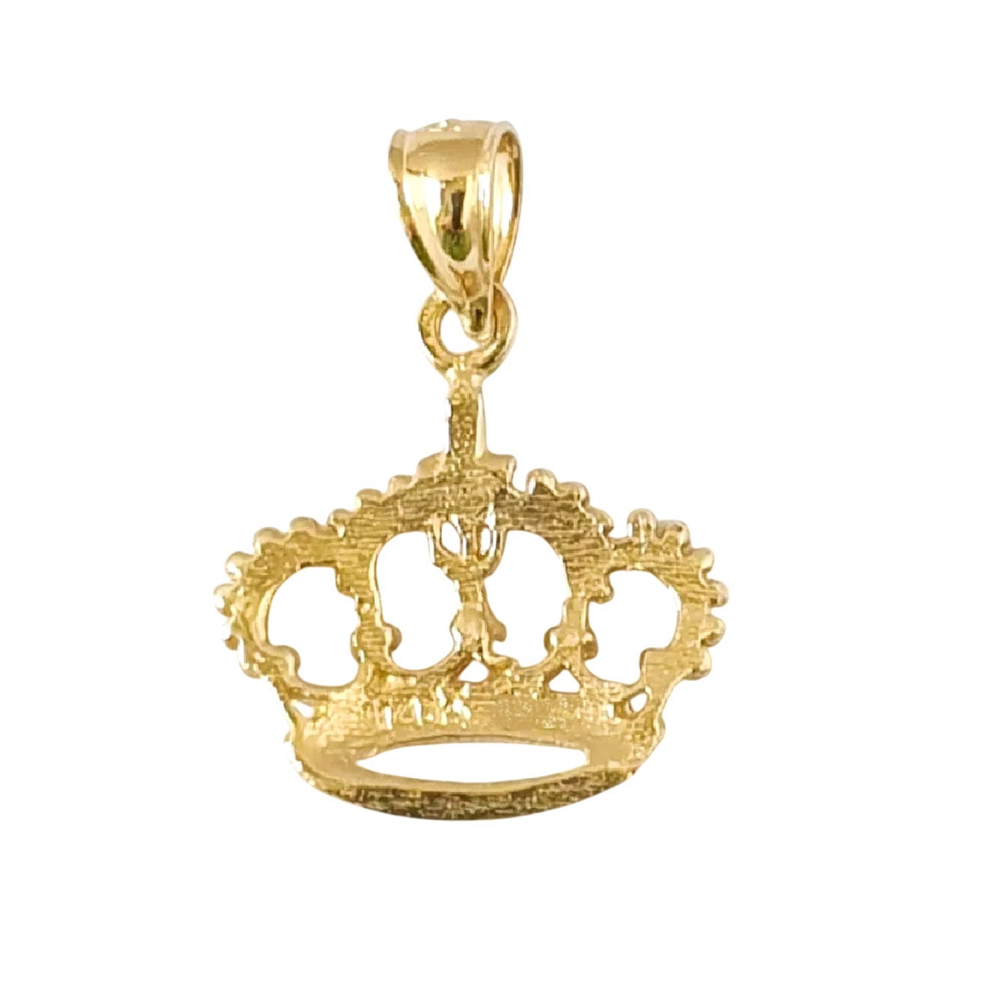 14K Yellow Gold CROWN Pendant