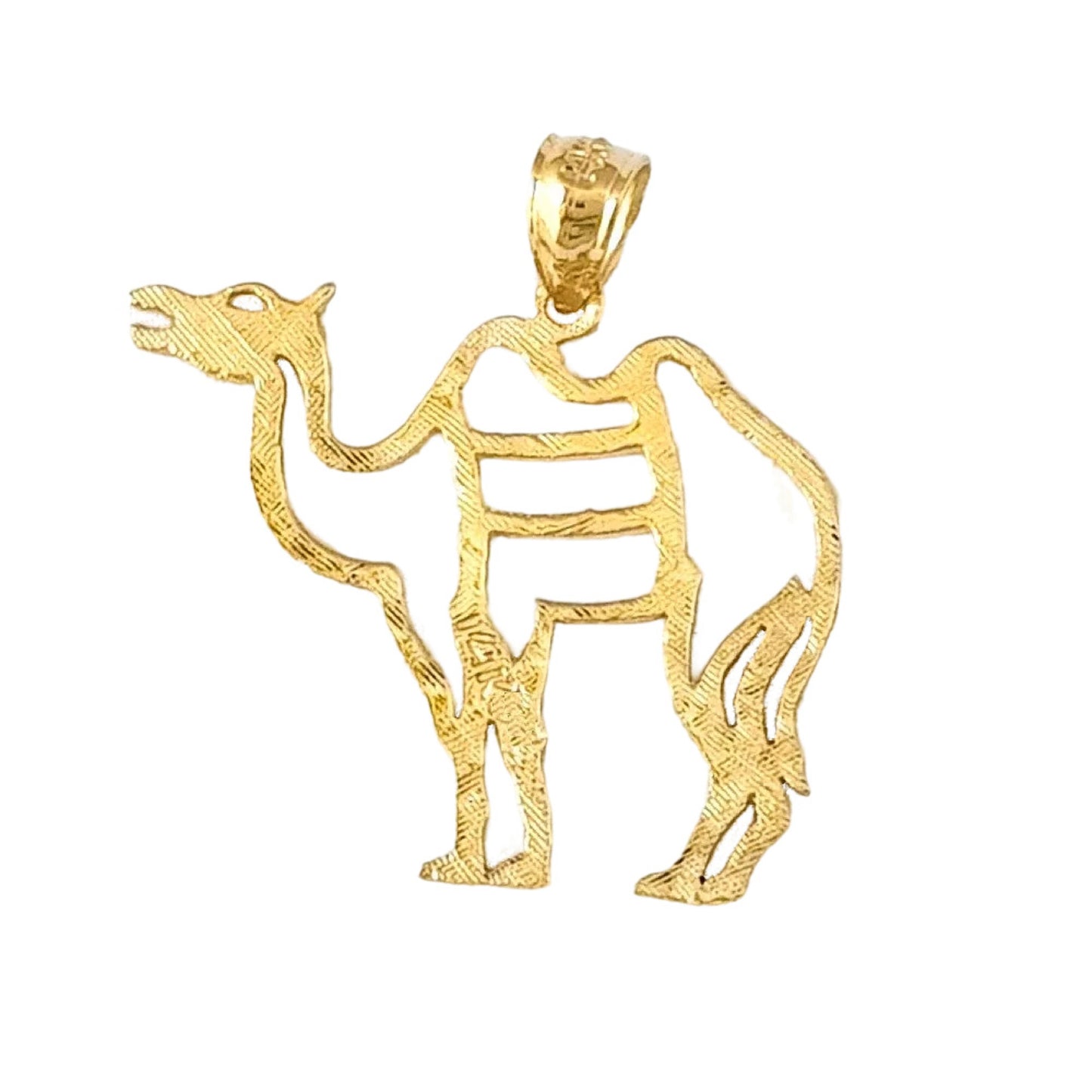 14K Yellow Gold Camel Pendant