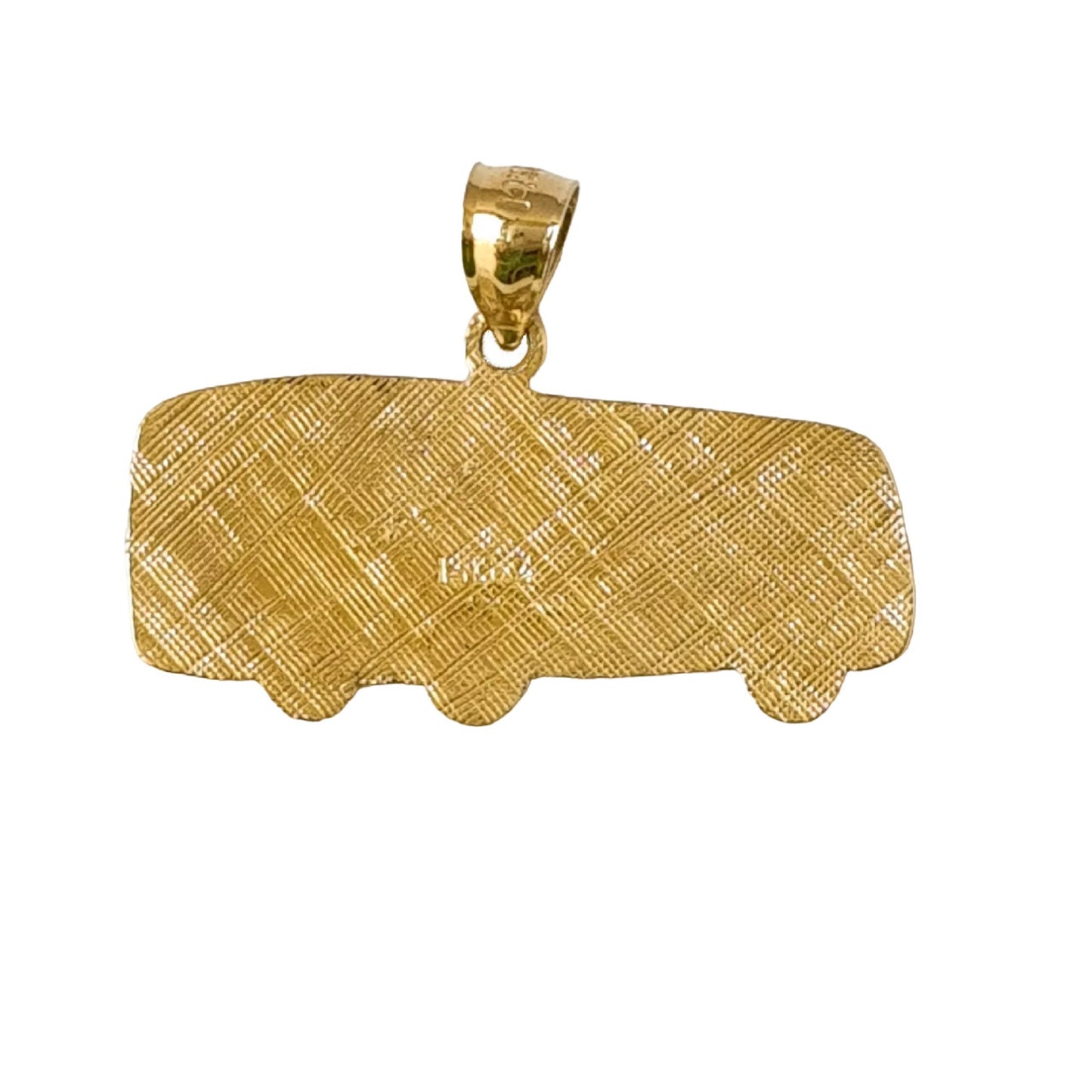 14K Yellow Gold BUS Pendant