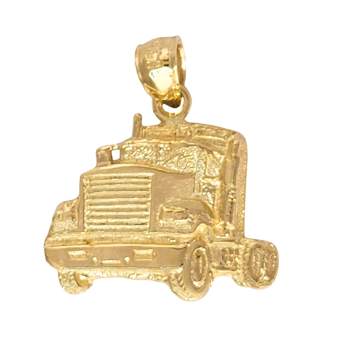 14K Yellow Gold TRUCK Pendant