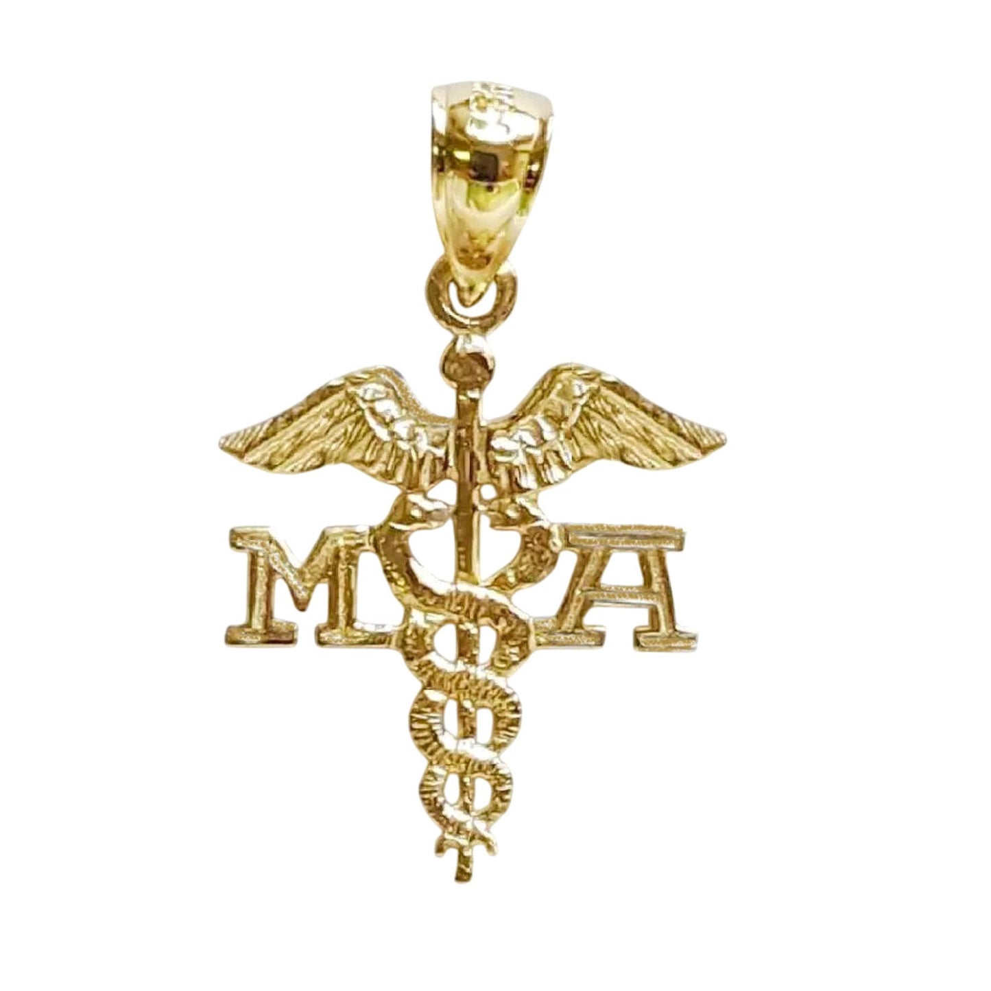 14K Yellow Gold MA (Medical Assistant) Pendant