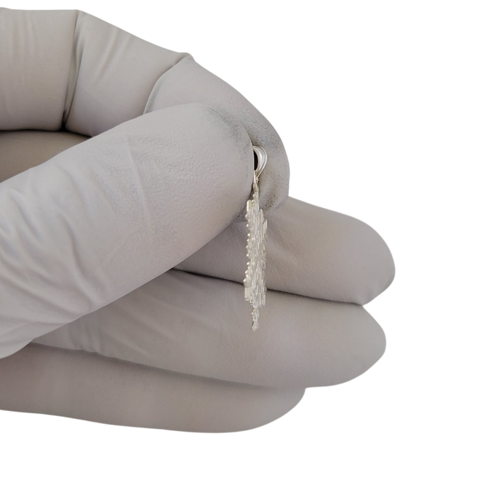 925 Sterling Silver Necklace w/ Snowflake Pendant