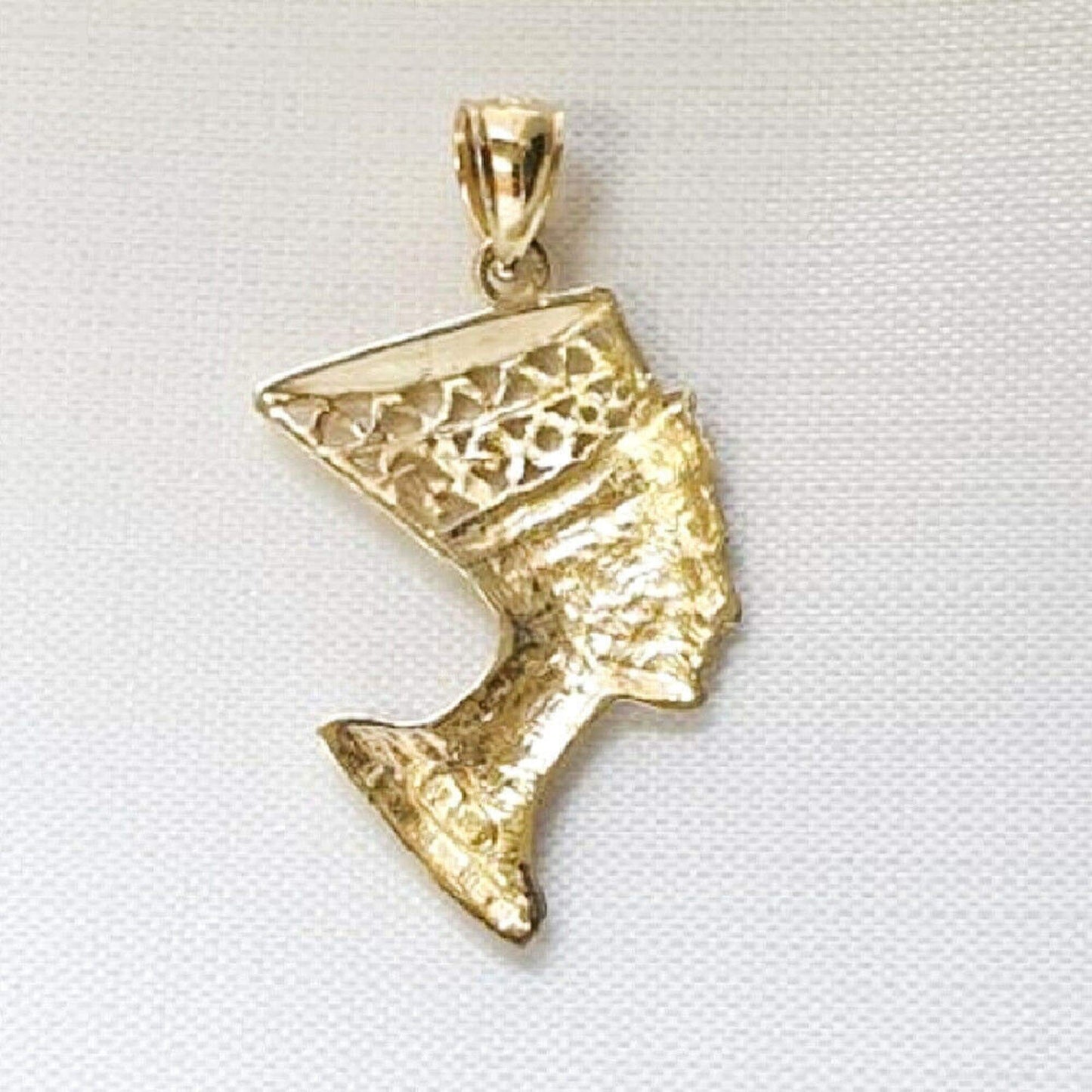14K Yellow Gold EGYPTIAN QUEEN NEFERTITI Pendant