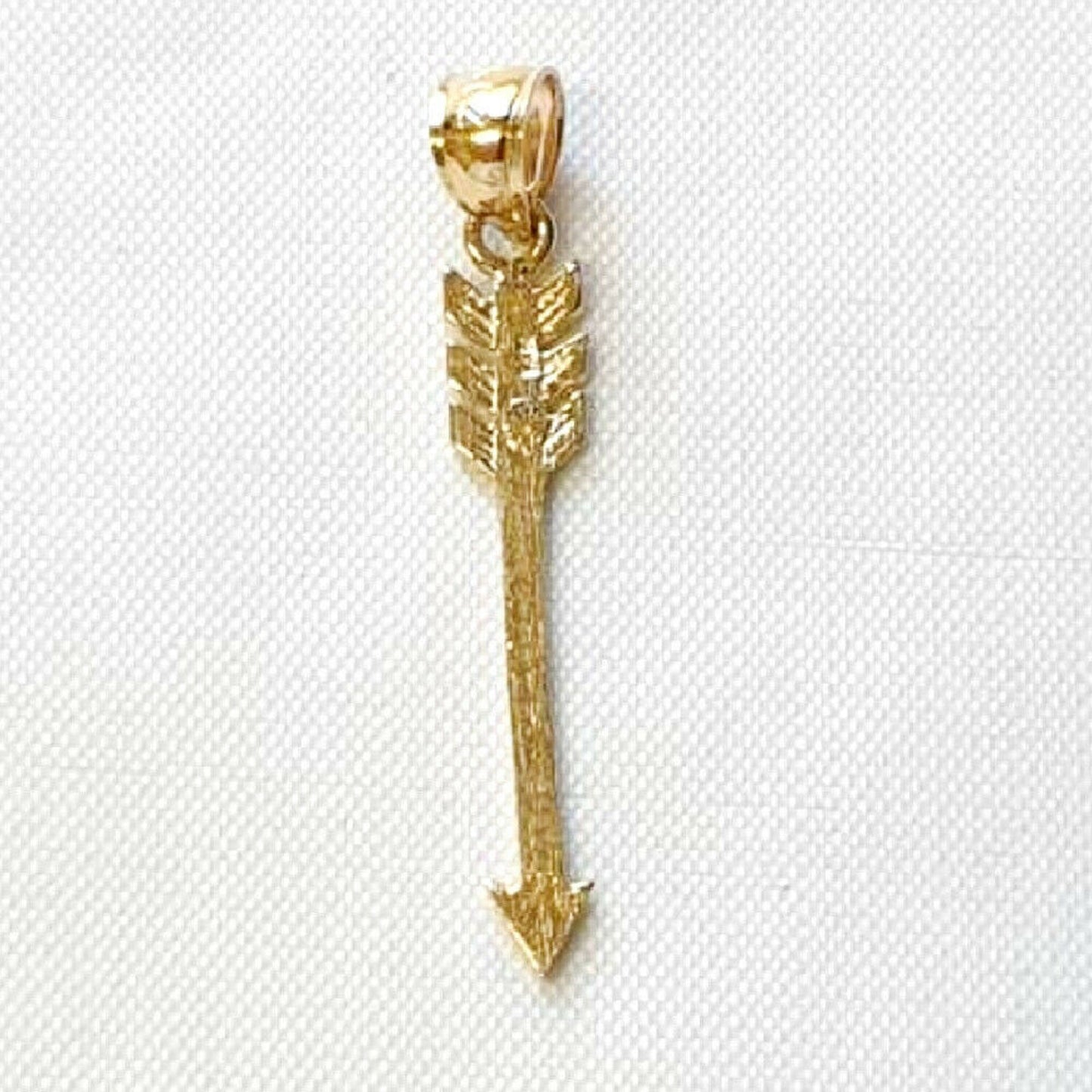 14K Yellow Gold ARROW Pendant
