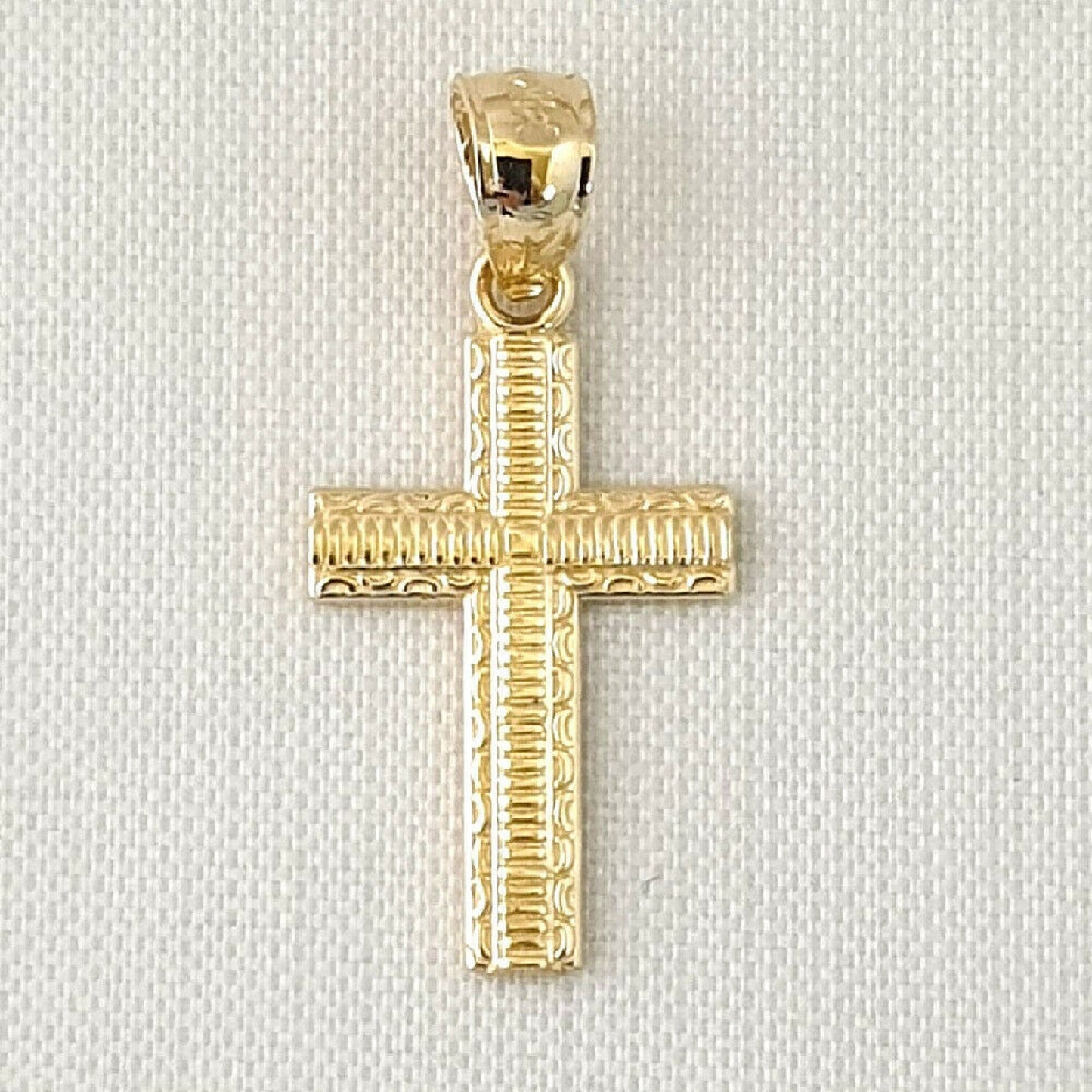 14K Yellow Gold Cross Pendant