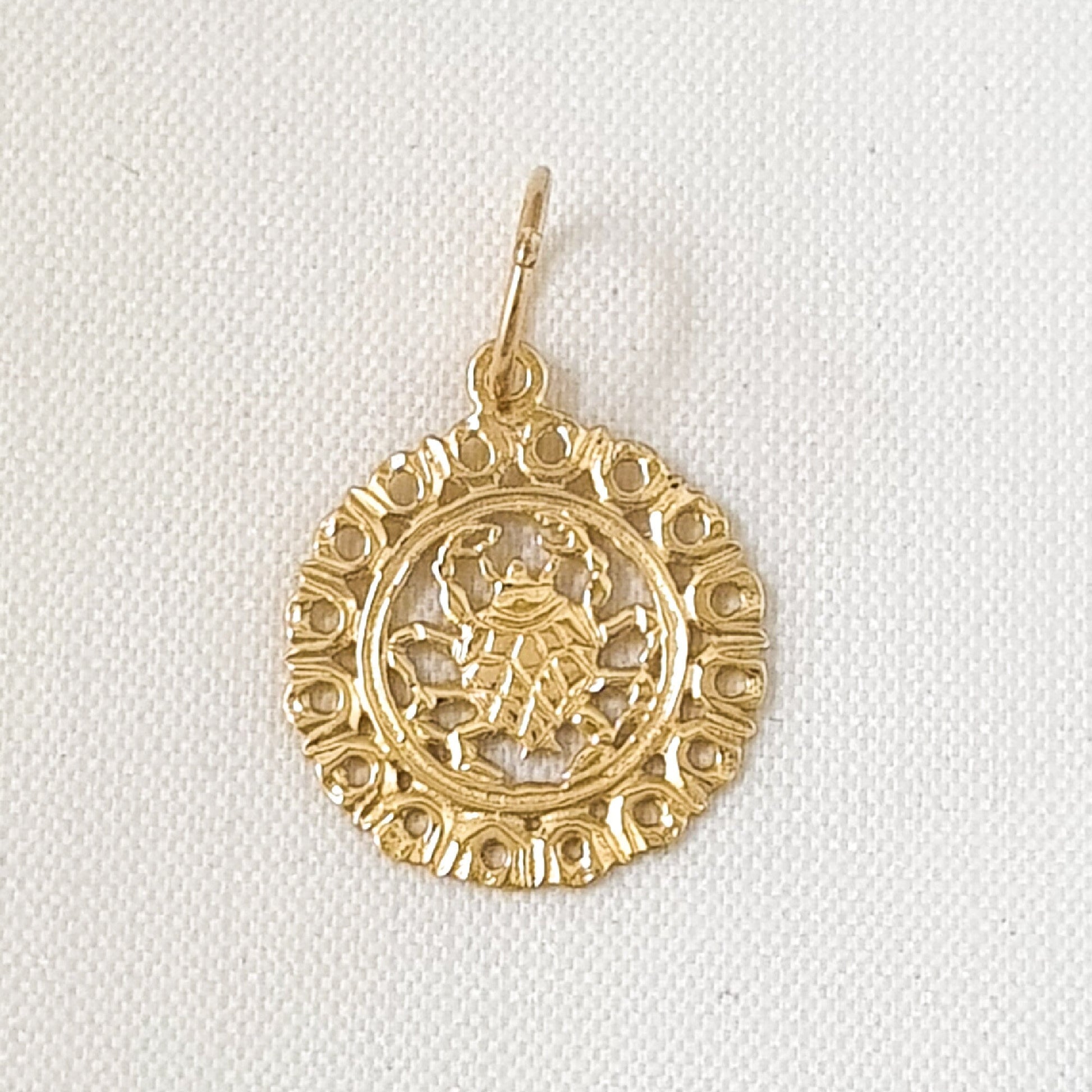 Any One 14k Yellow Gold ZODIAC Pendant