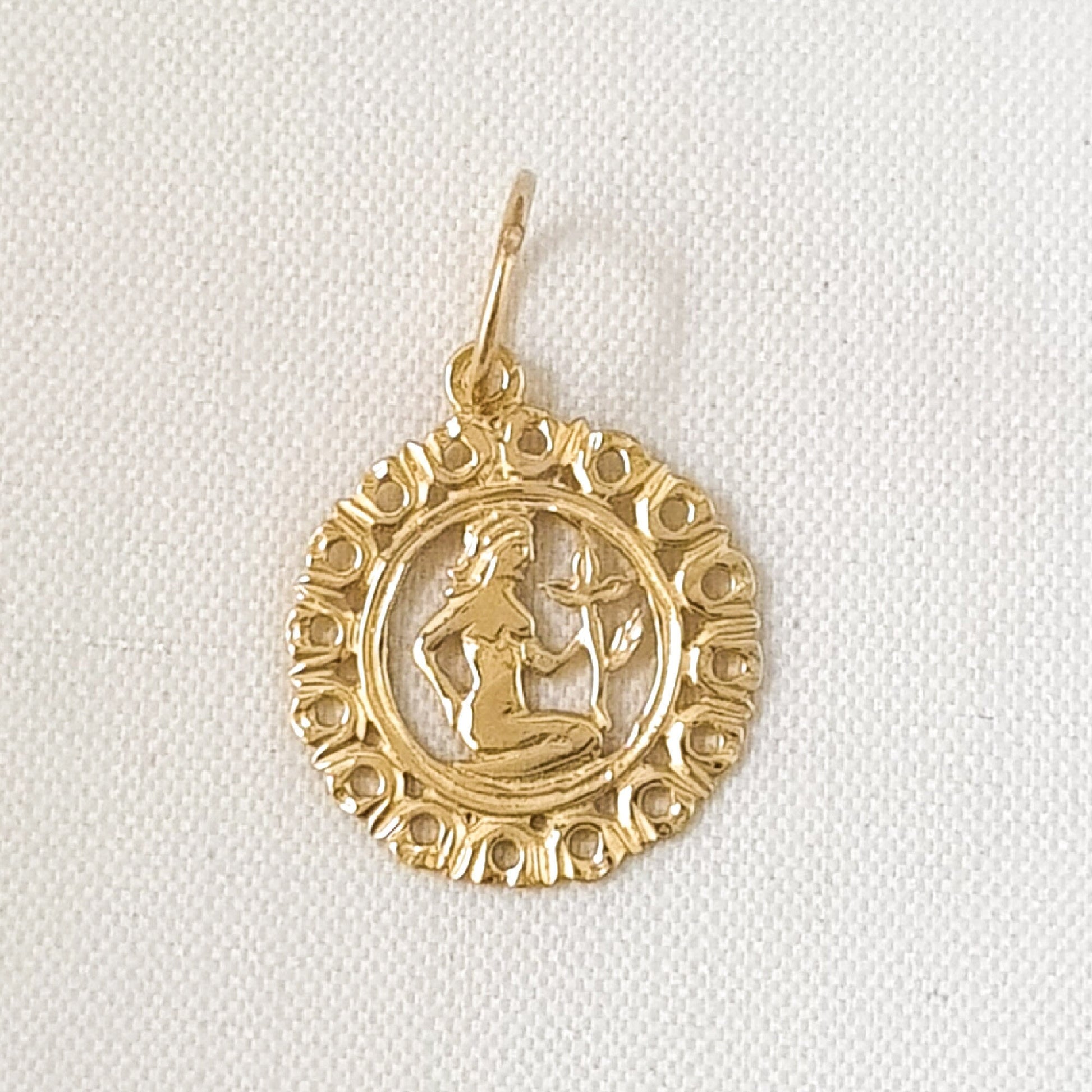 Any One 14k Yellow Gold ZODIAC Pendant