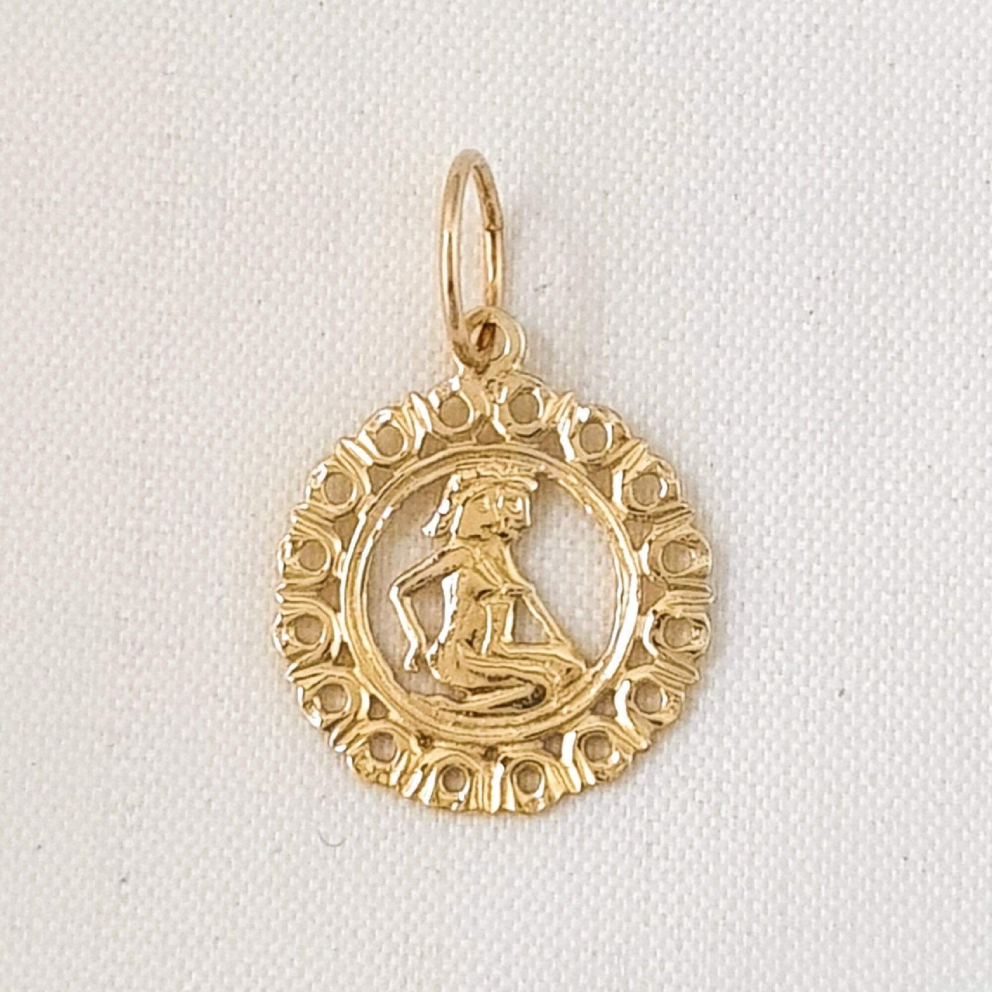 Any One 14k Yellow Gold ZODIAC Pendant
