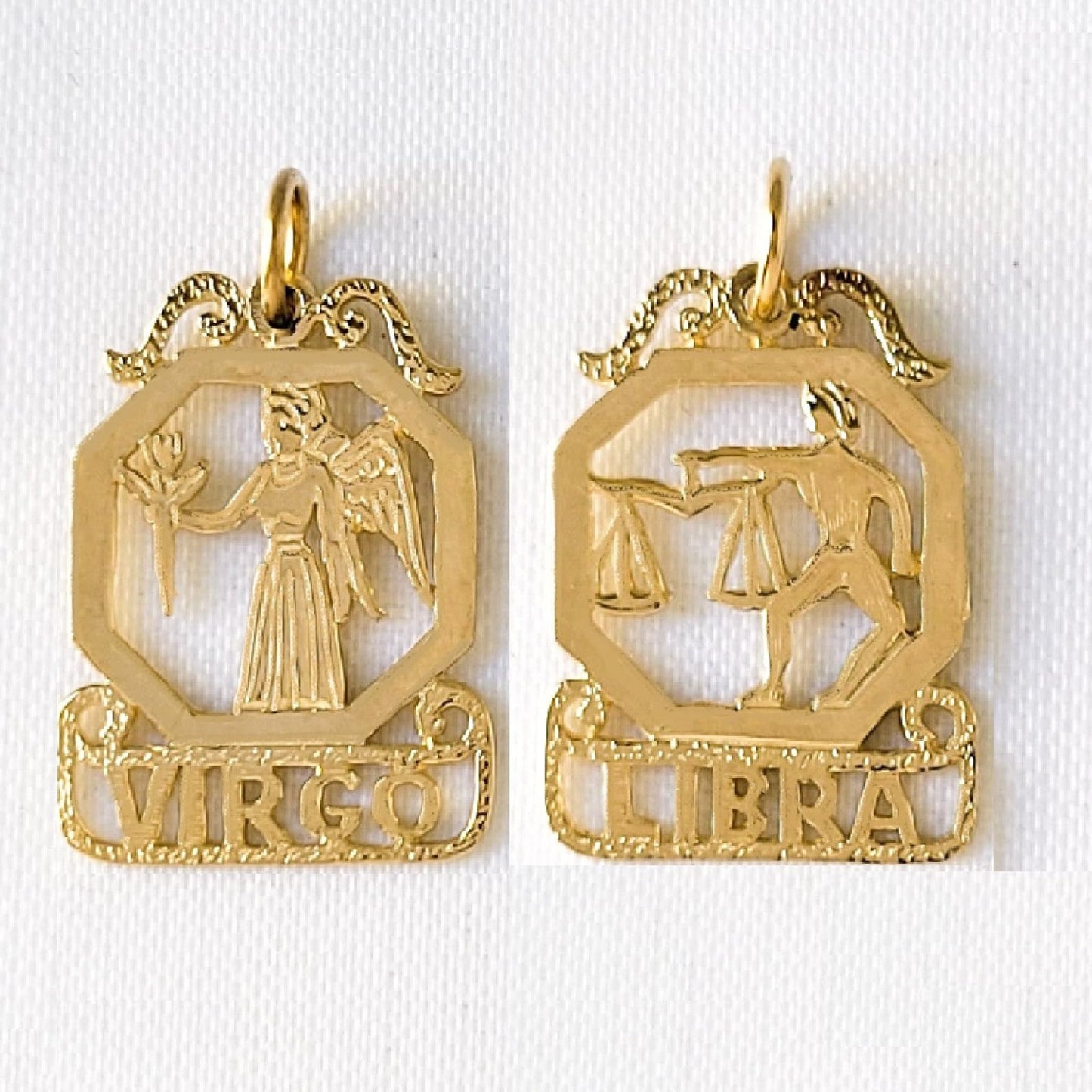 Any One 14k Yellow Gold ZODIAC Pendant