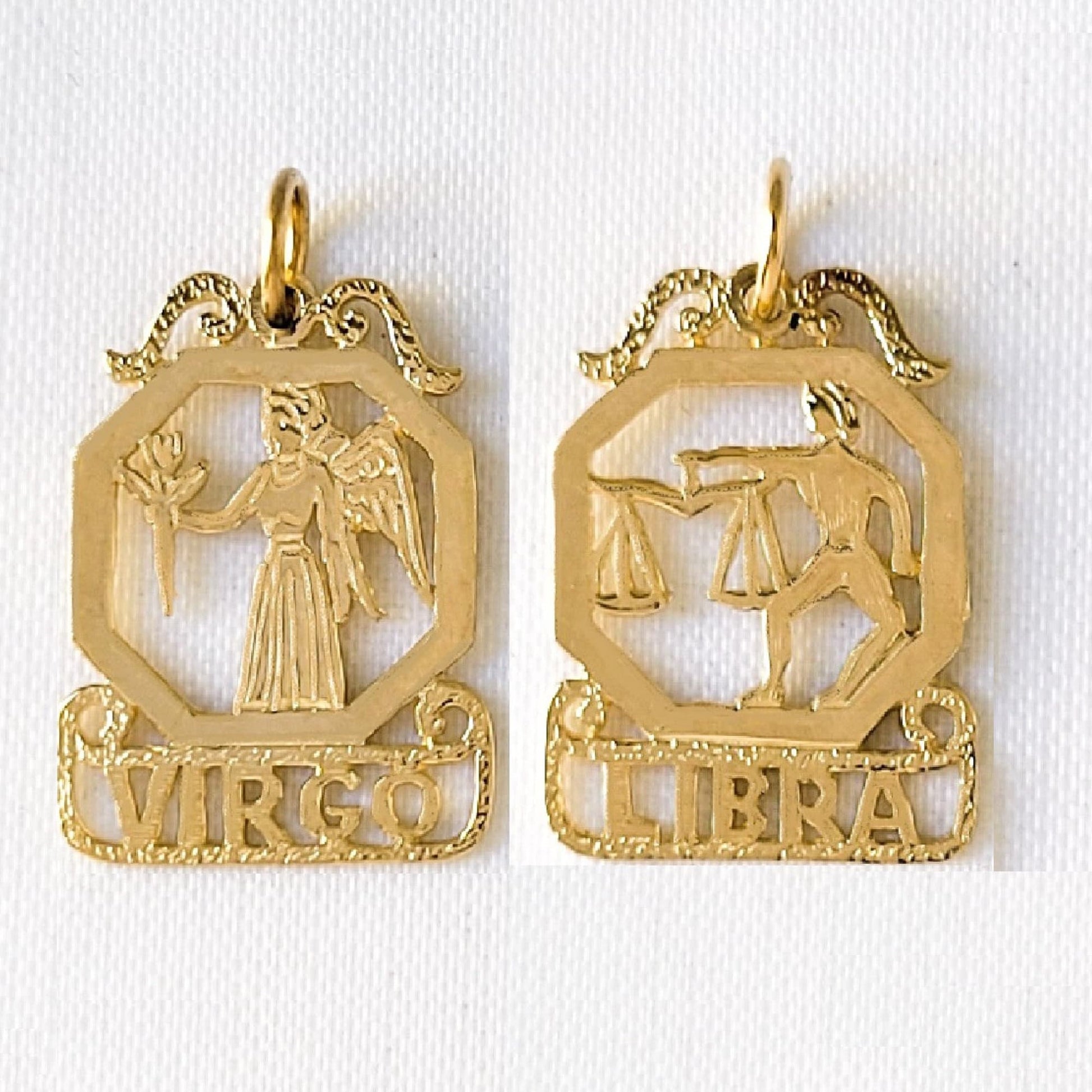 Any One 14k Yellow Gold ZODIAC Pendant