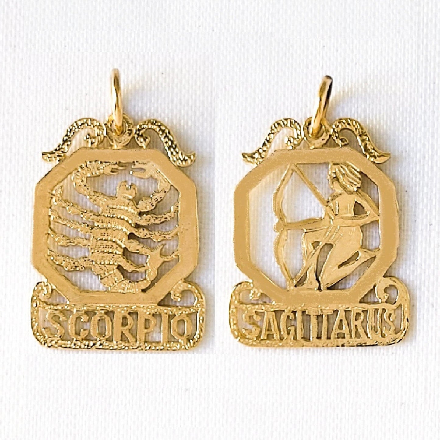 Any One 14k Yellow Gold ZODIAC Pendant