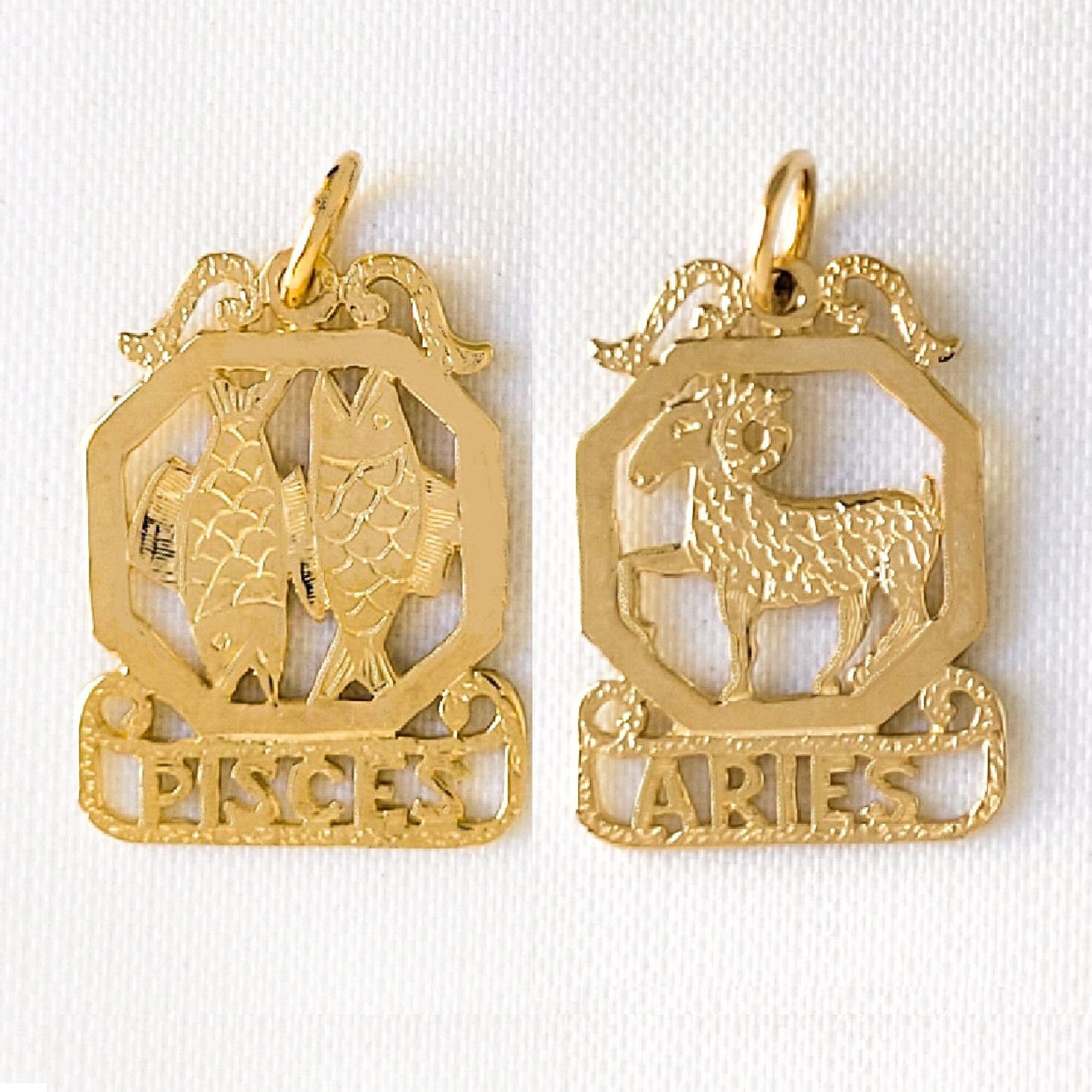 Any One 14k Yellow Gold ZODIAC Pendant