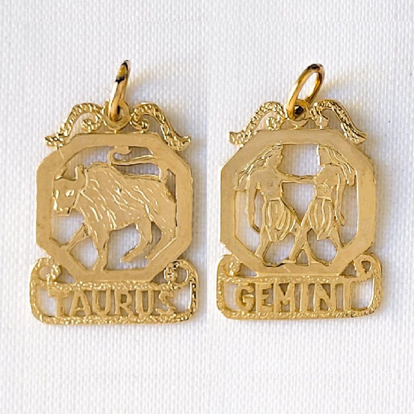 Any One 14k Yellow Gold ZODIAC Pendant