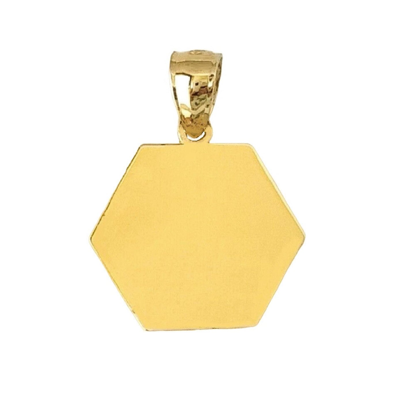 14K Yellow Gold MEDICAL ALERT SYMBOL Pendant