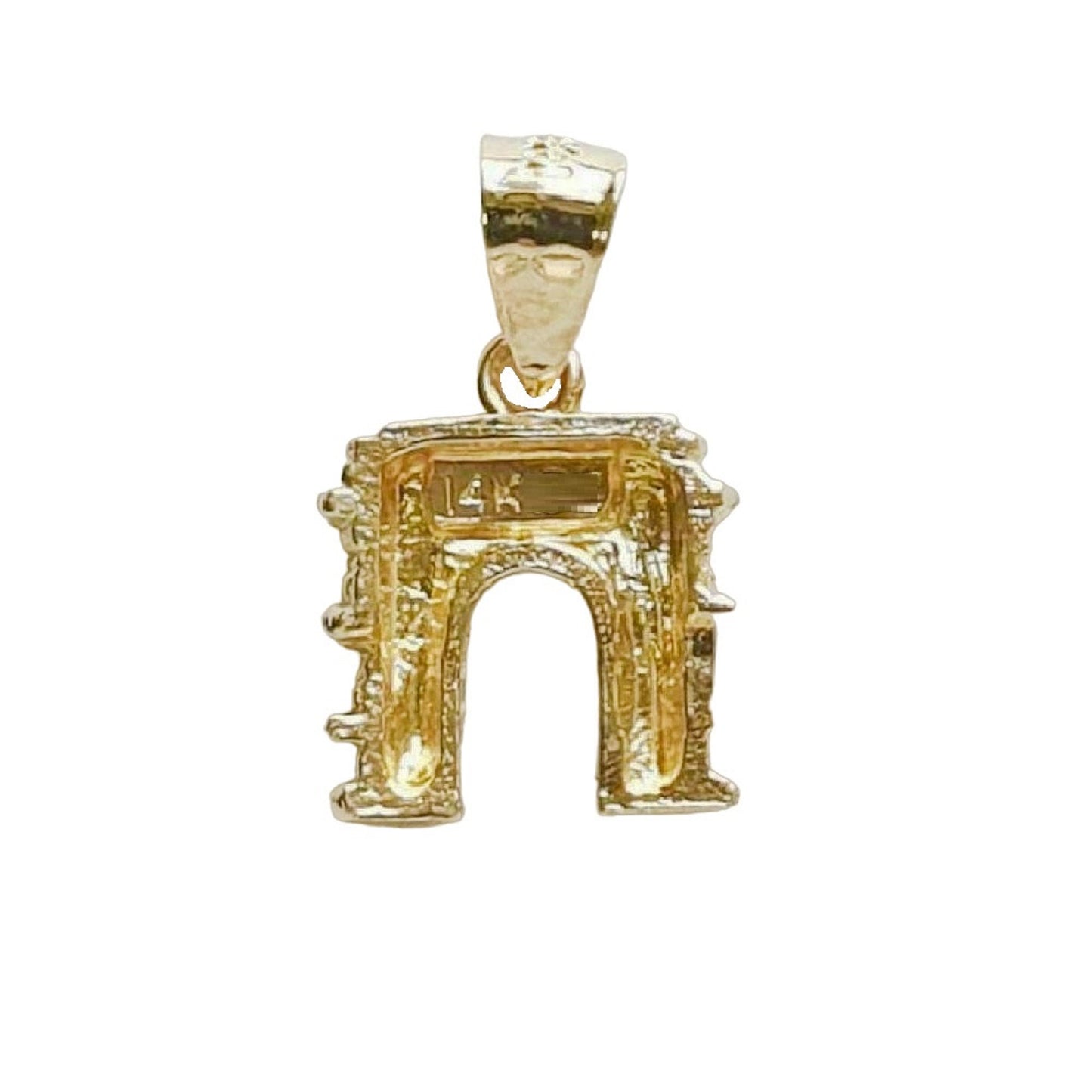 14K Yellow Gold PARIS ARC de TRIOMPHE Pendant