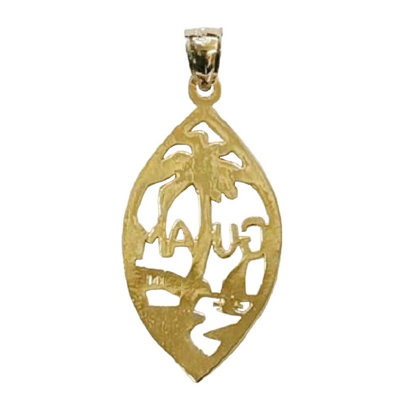 14K Yellow Gold GUAM Pendant