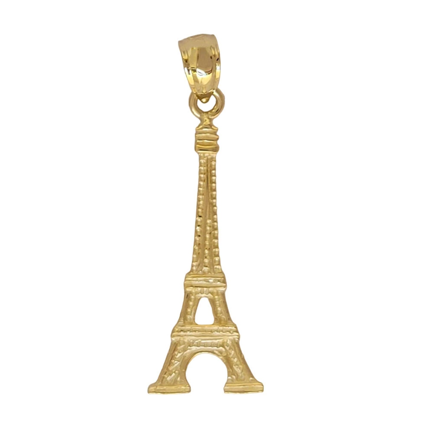 14K Yellow Gold Eiffel Tower Pendant