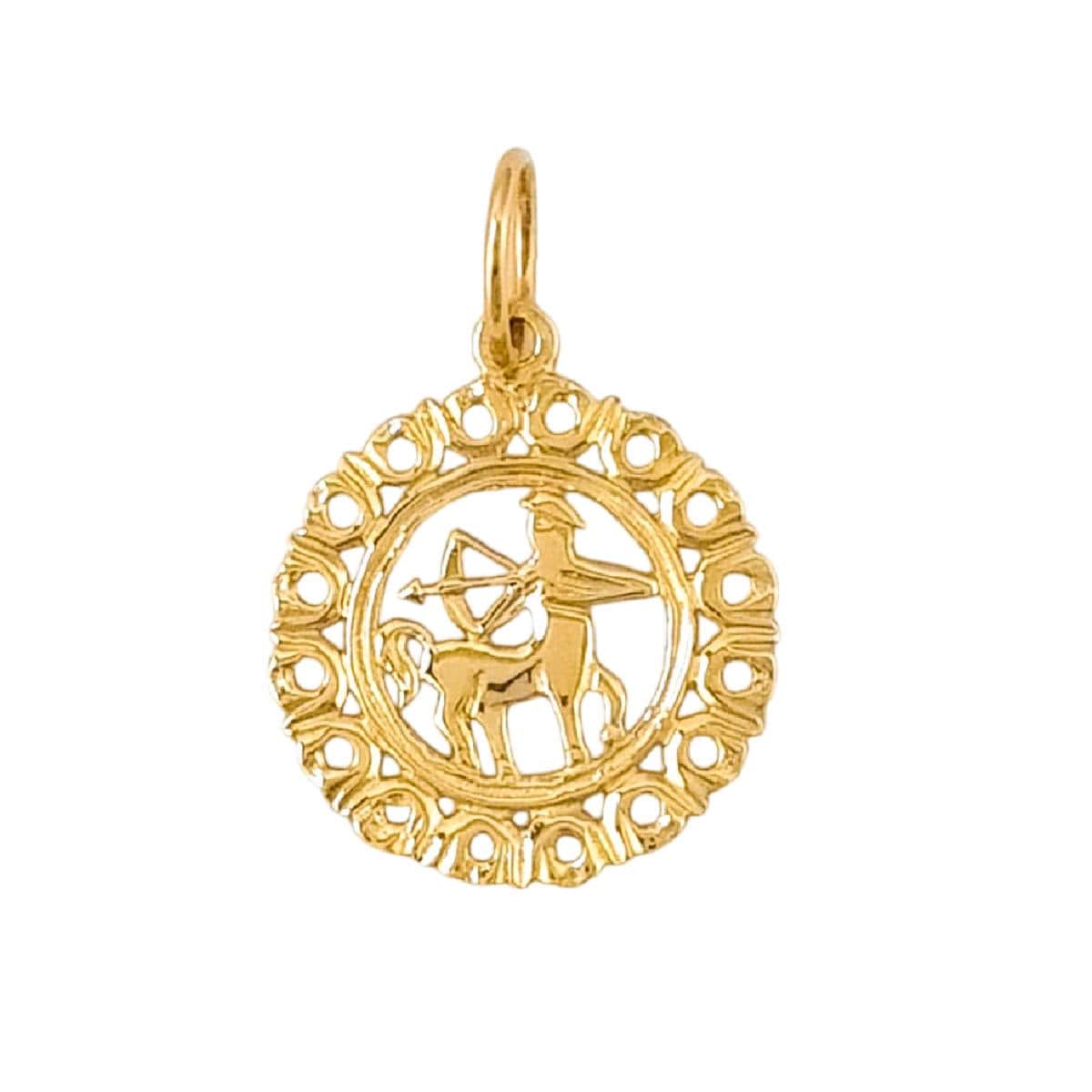 Any One 14k Yellow Gold ZODIAC Pendant