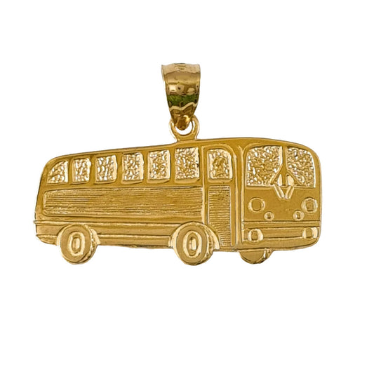 14K Yellow Gold BUS Pendant