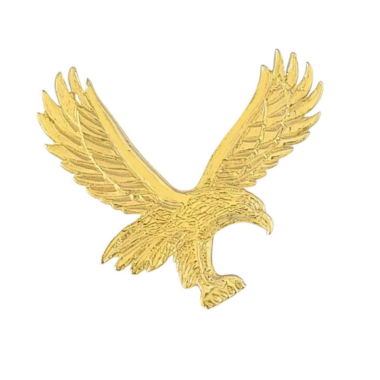 14K Yellow Gold Eagle Slide Pendant