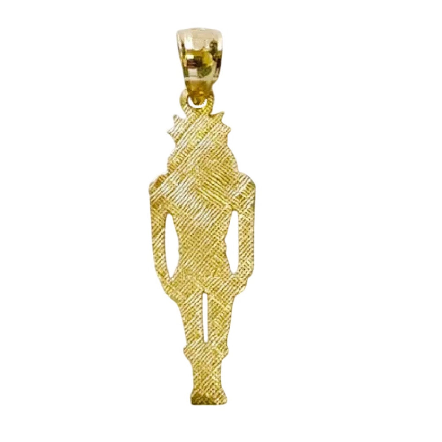 14K Yellow Gold Nutcracker Pendant