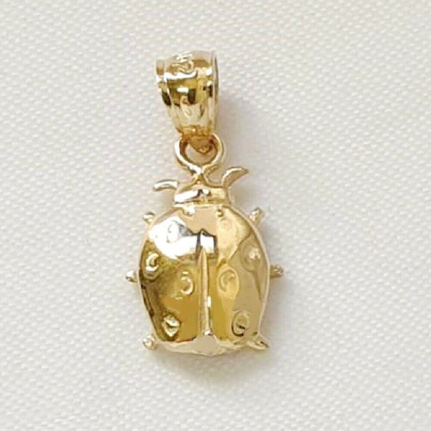 14K Yellow Gold Ladybug Pendant