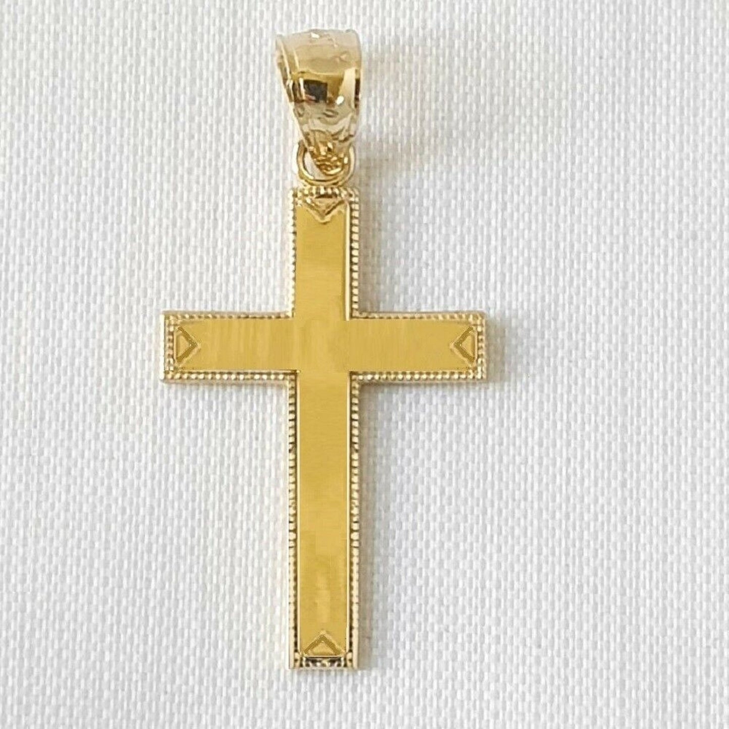 14K Yellow Gold Cross Pendant