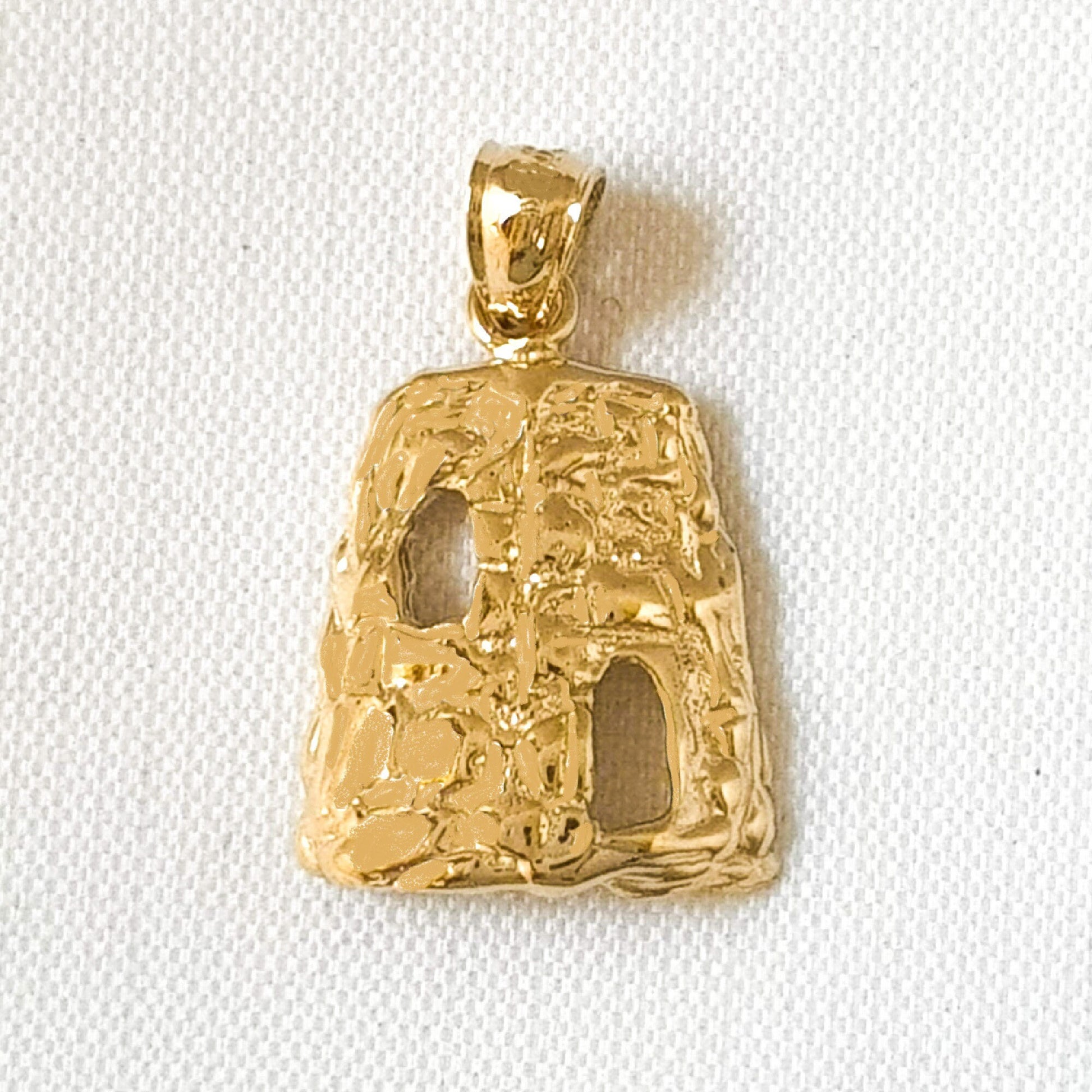 14k Yellow Gold St. Croix Sugar Mills Pendant