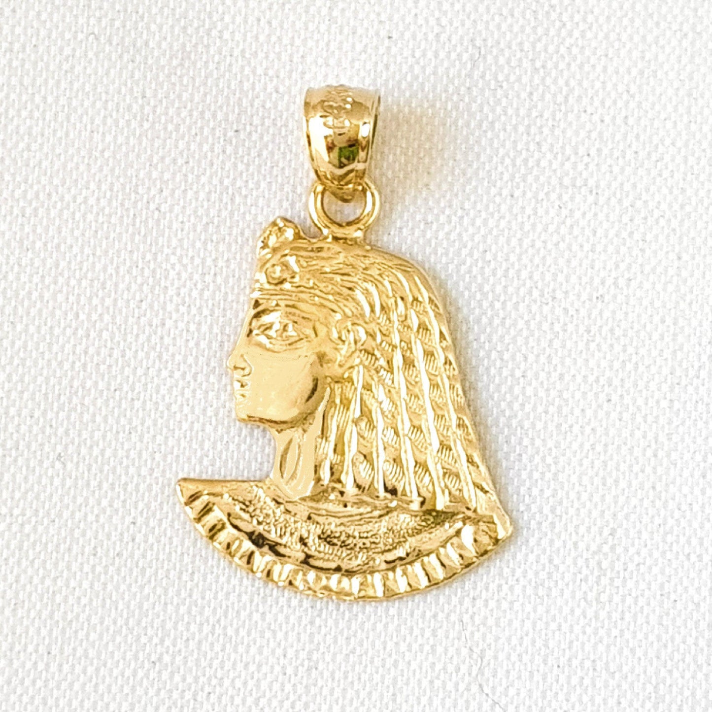 14K Yellow Gold King Tut Pendant