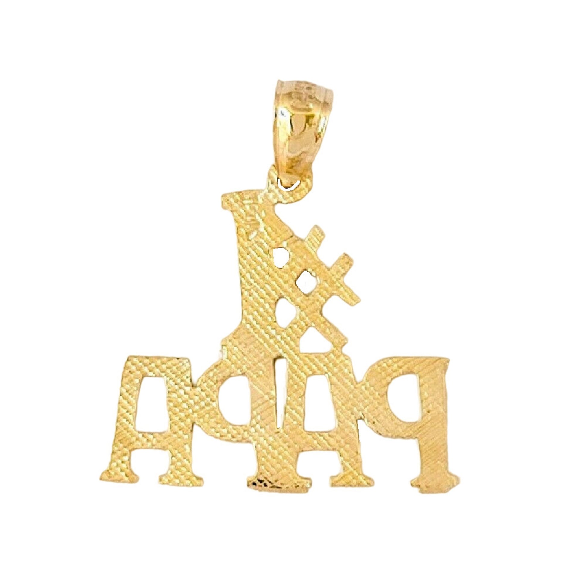 14K Yellow Gold #1 PAPA Pendant