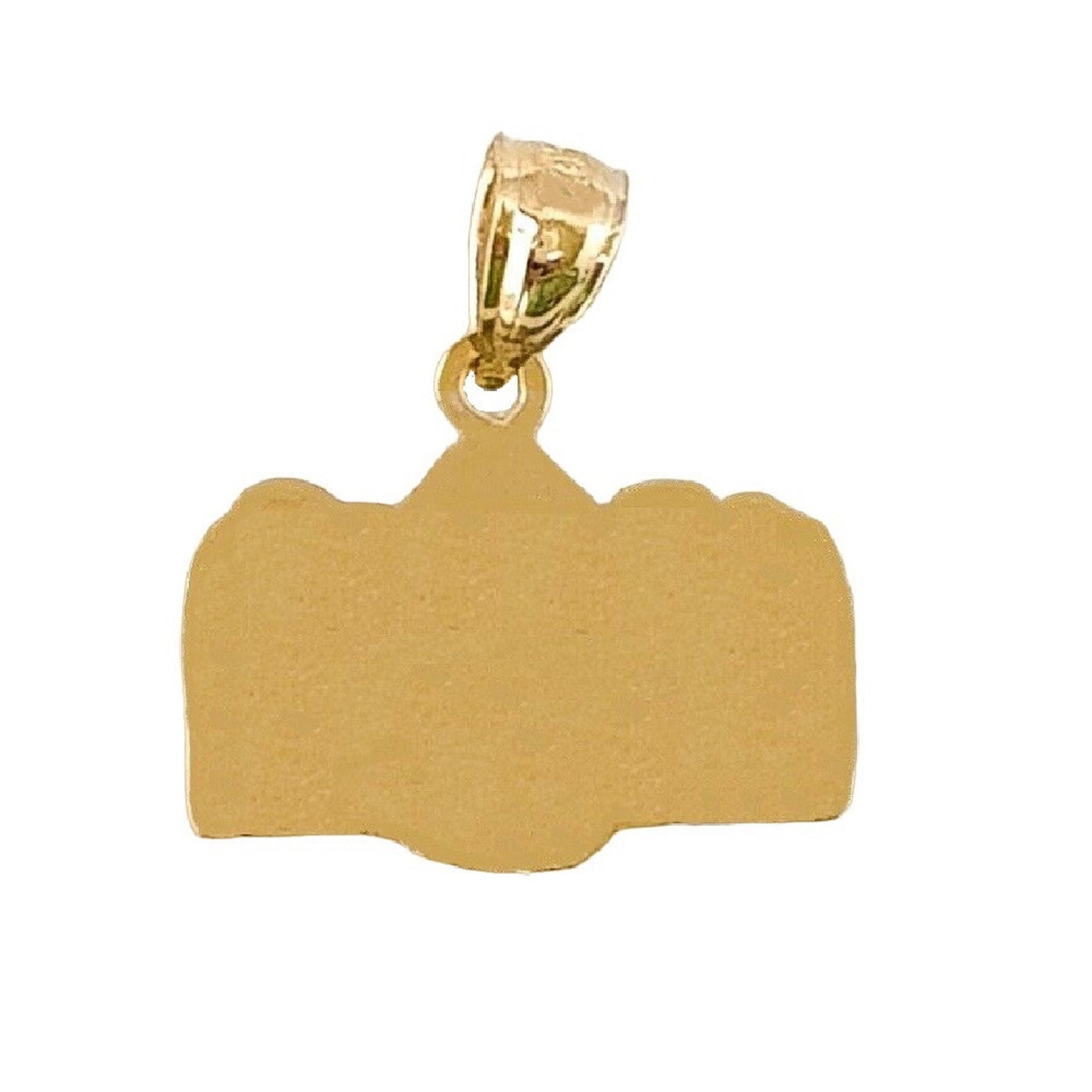14K Yellow Gold Camera Pendant