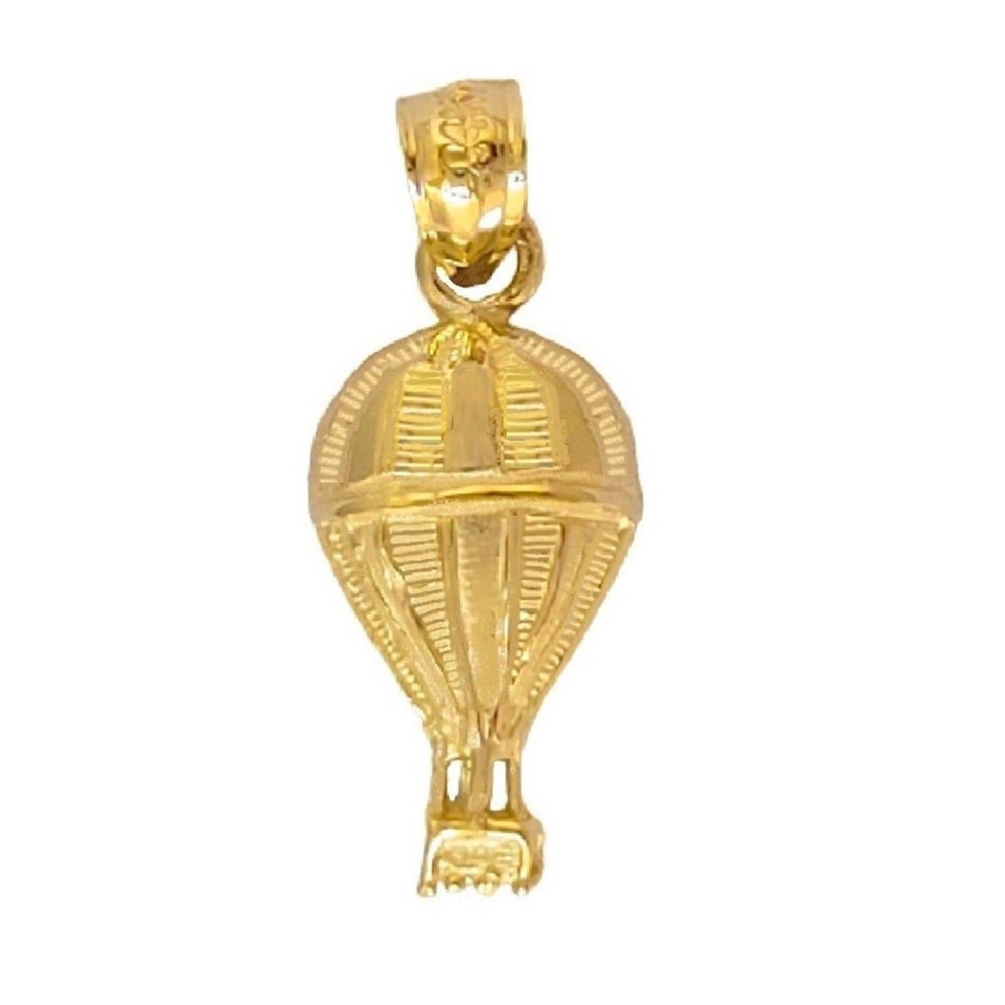 14K Yellow Gold Hot Air Balloon Pendant