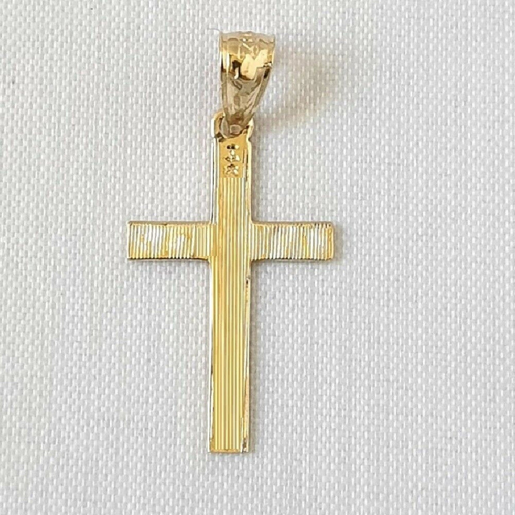 14K Yellow Gold Cross Pendant