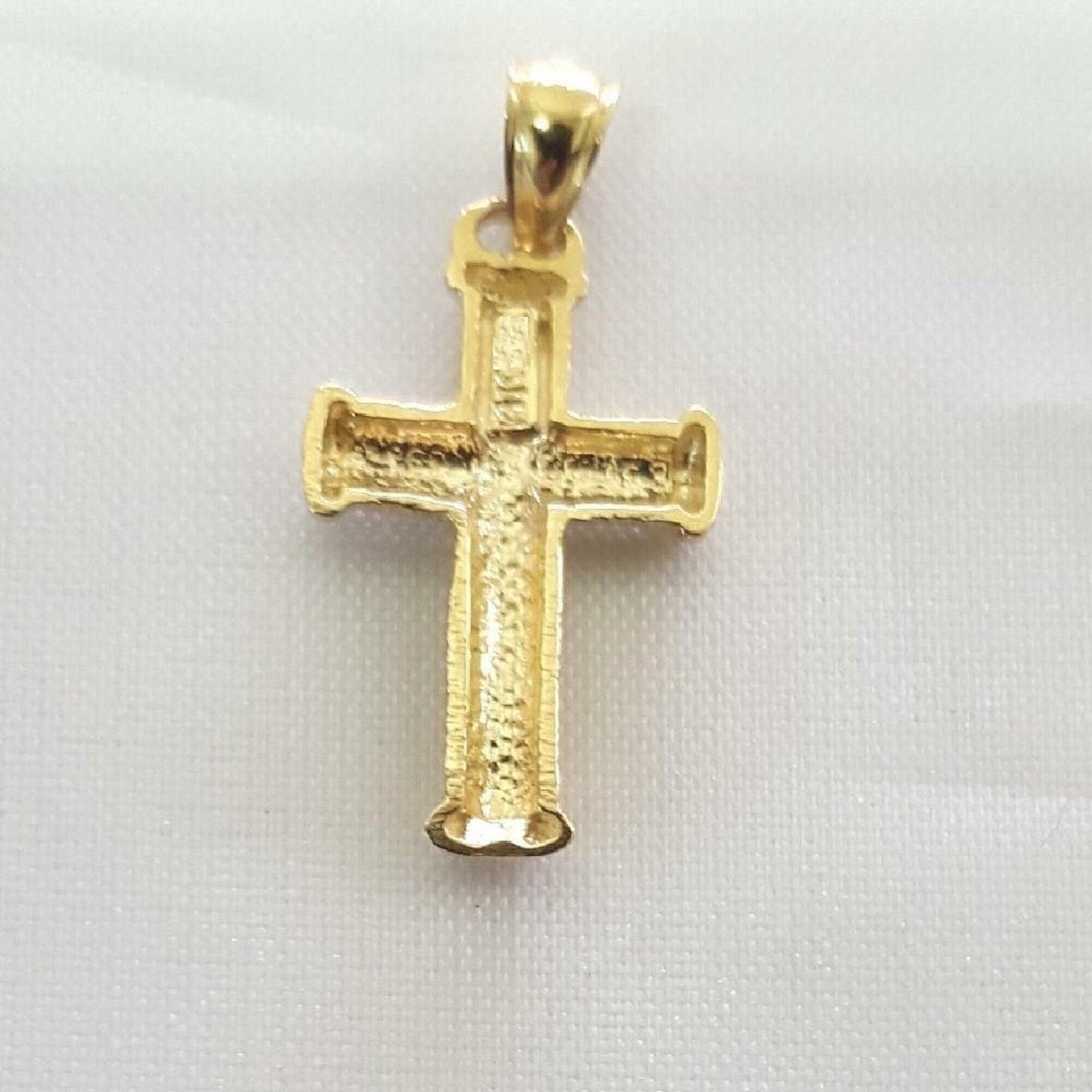 14K Yellow Gold Cross Pendant