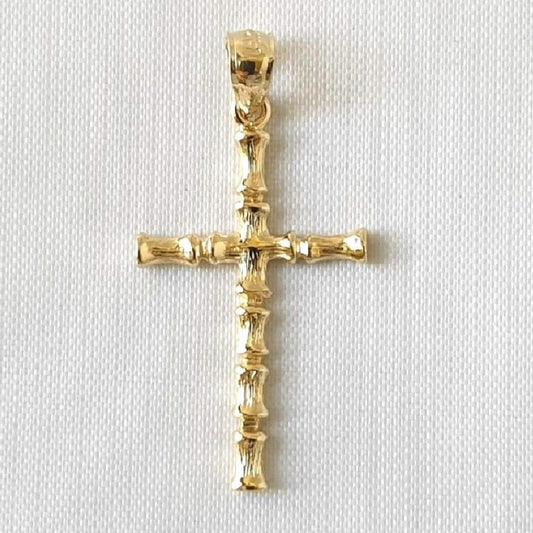 14K Yellow Gold Cross Pendant