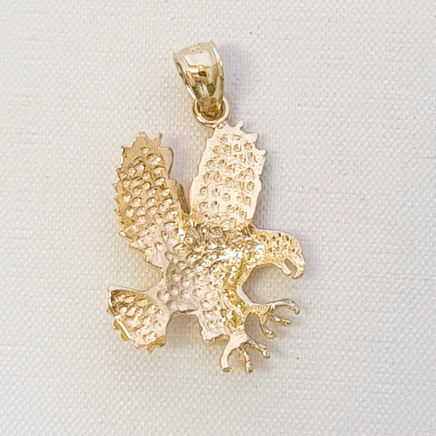 14K Yellow Gold Eagle Pendant