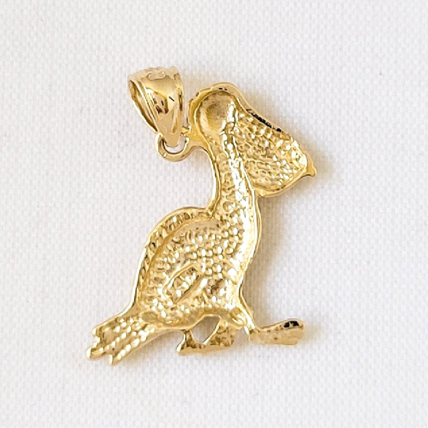 14k Yellow Gold Pelican Pendant
