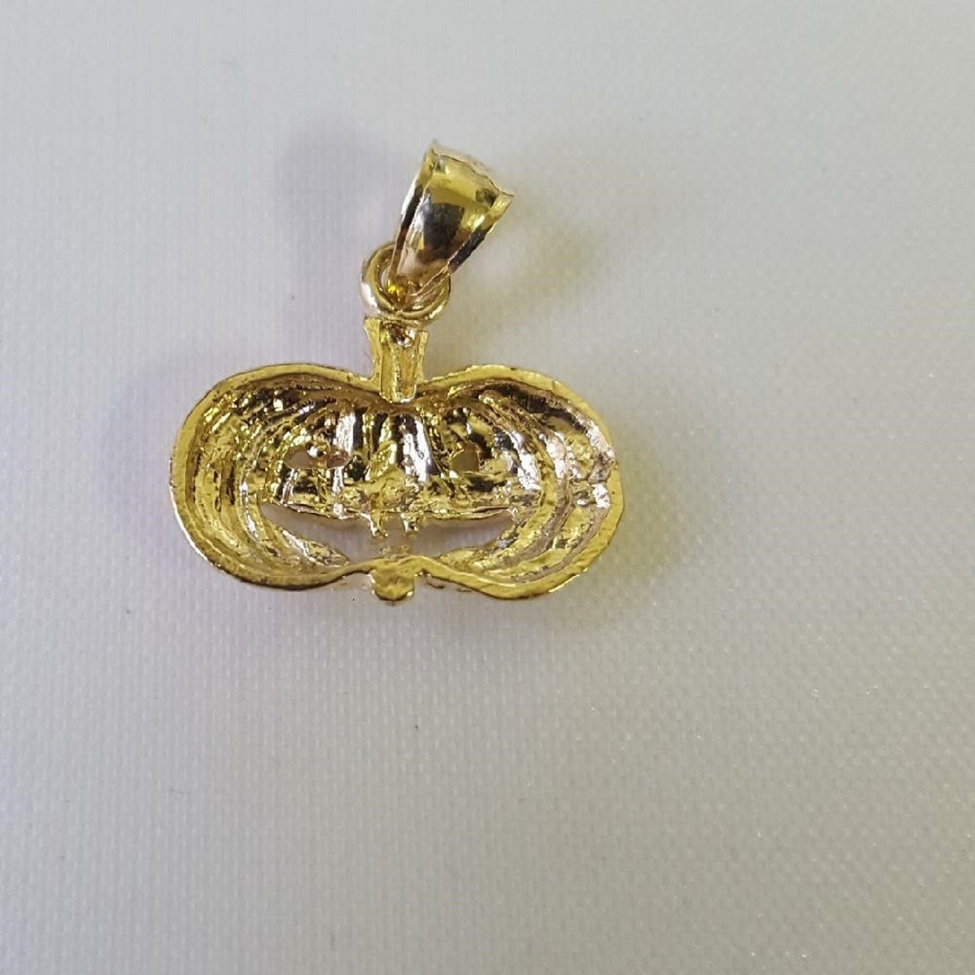 14K Yellow Gold PUMPKIN Pendant
