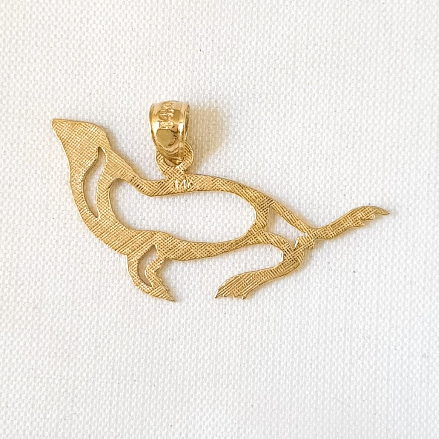 14K Yellow Gold SEAL Pendant