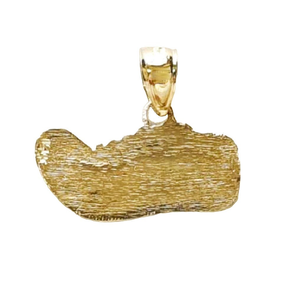 14K Yellow Gold Shoe for Runner Pendant
