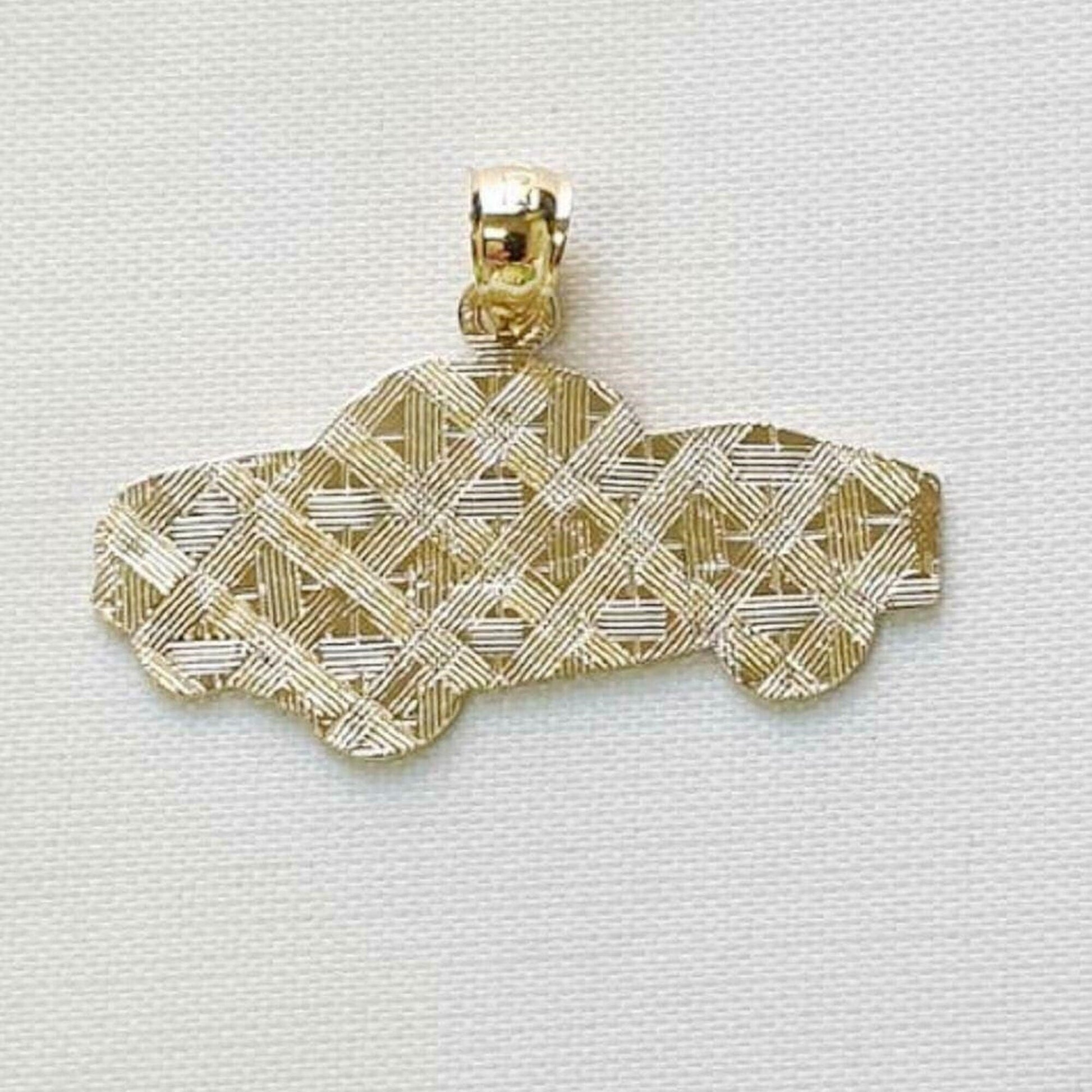 14K Yellow Gold TRUCK Pendant