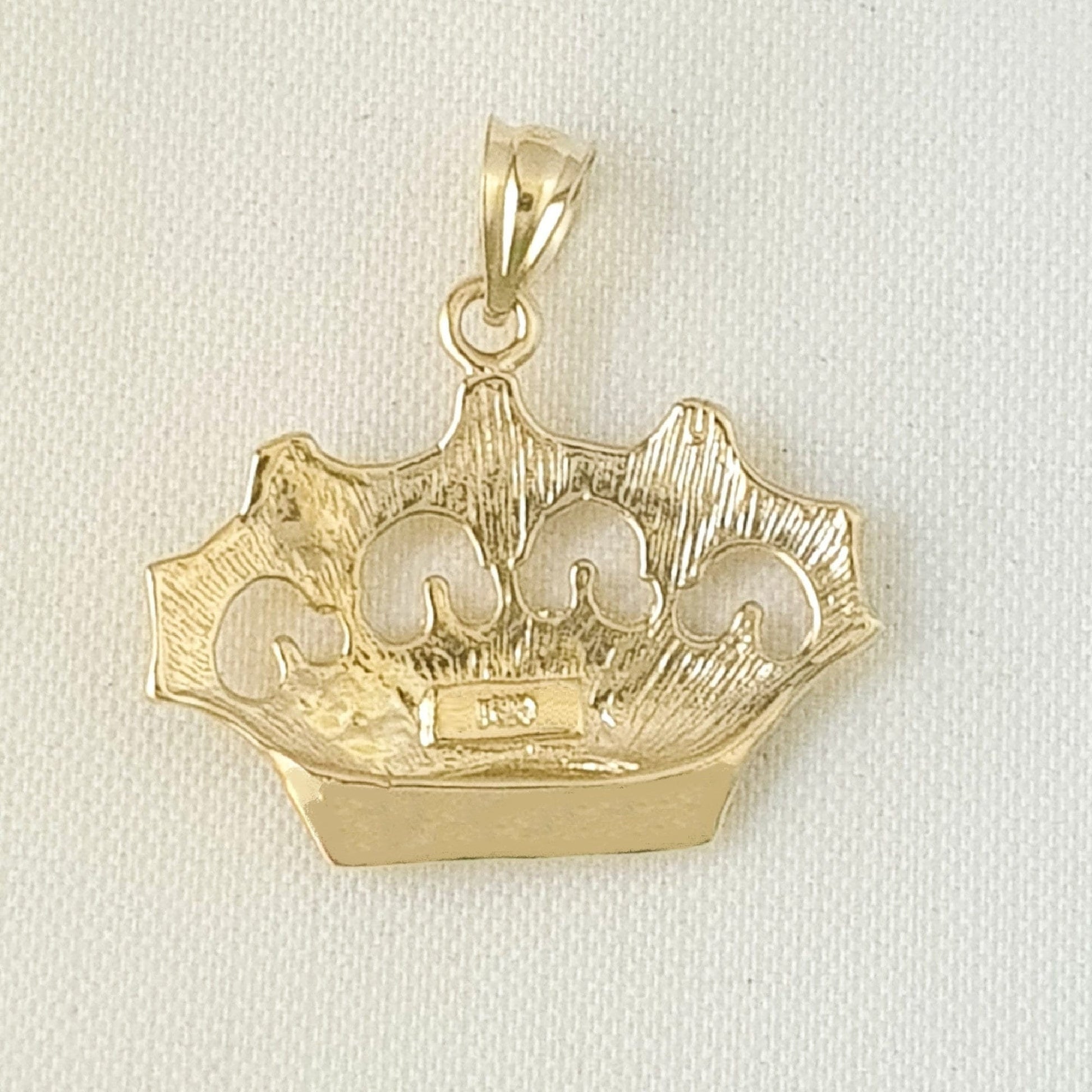 14K Yellow Gold CROWN Pendant