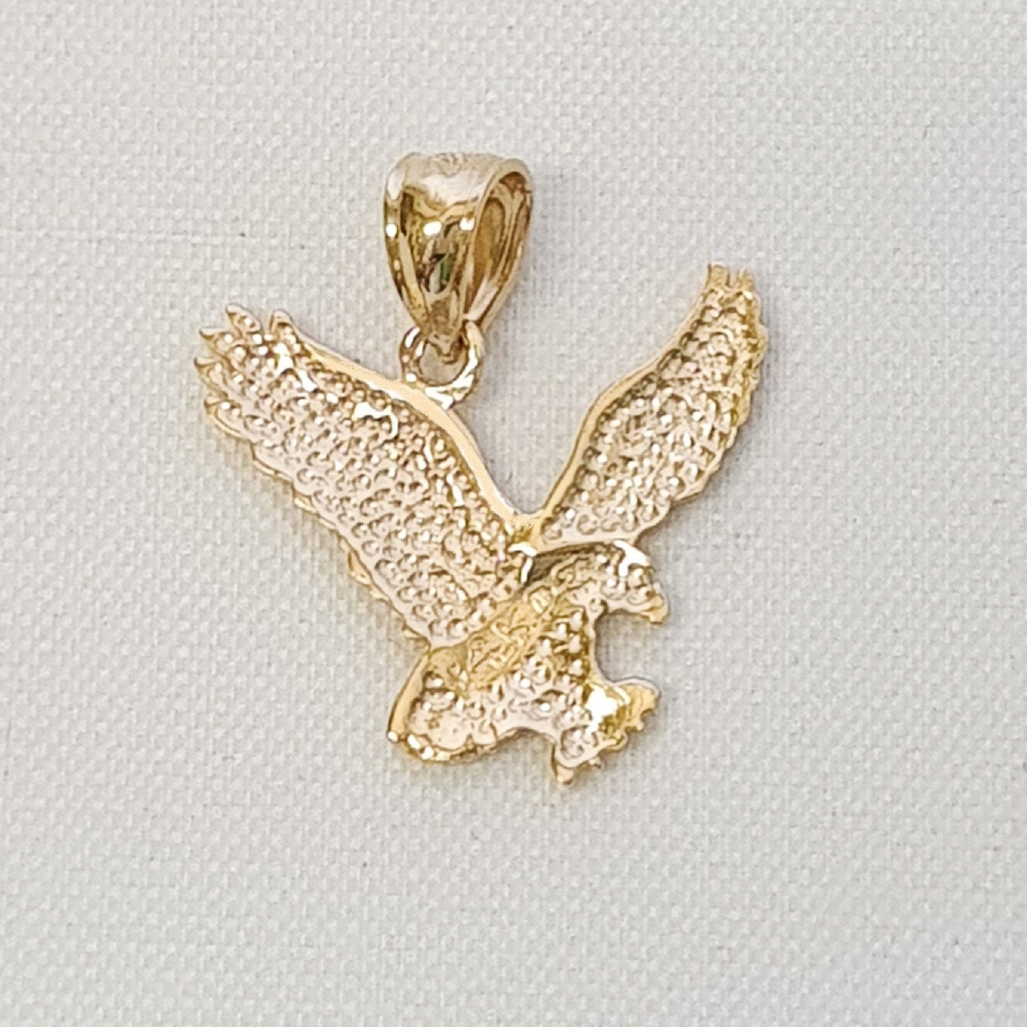 14K Yellow Gold Eagle Pendant