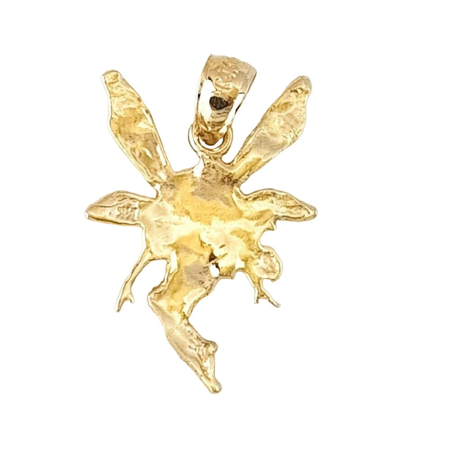 14K Yellow Gold FAIRY Pendant