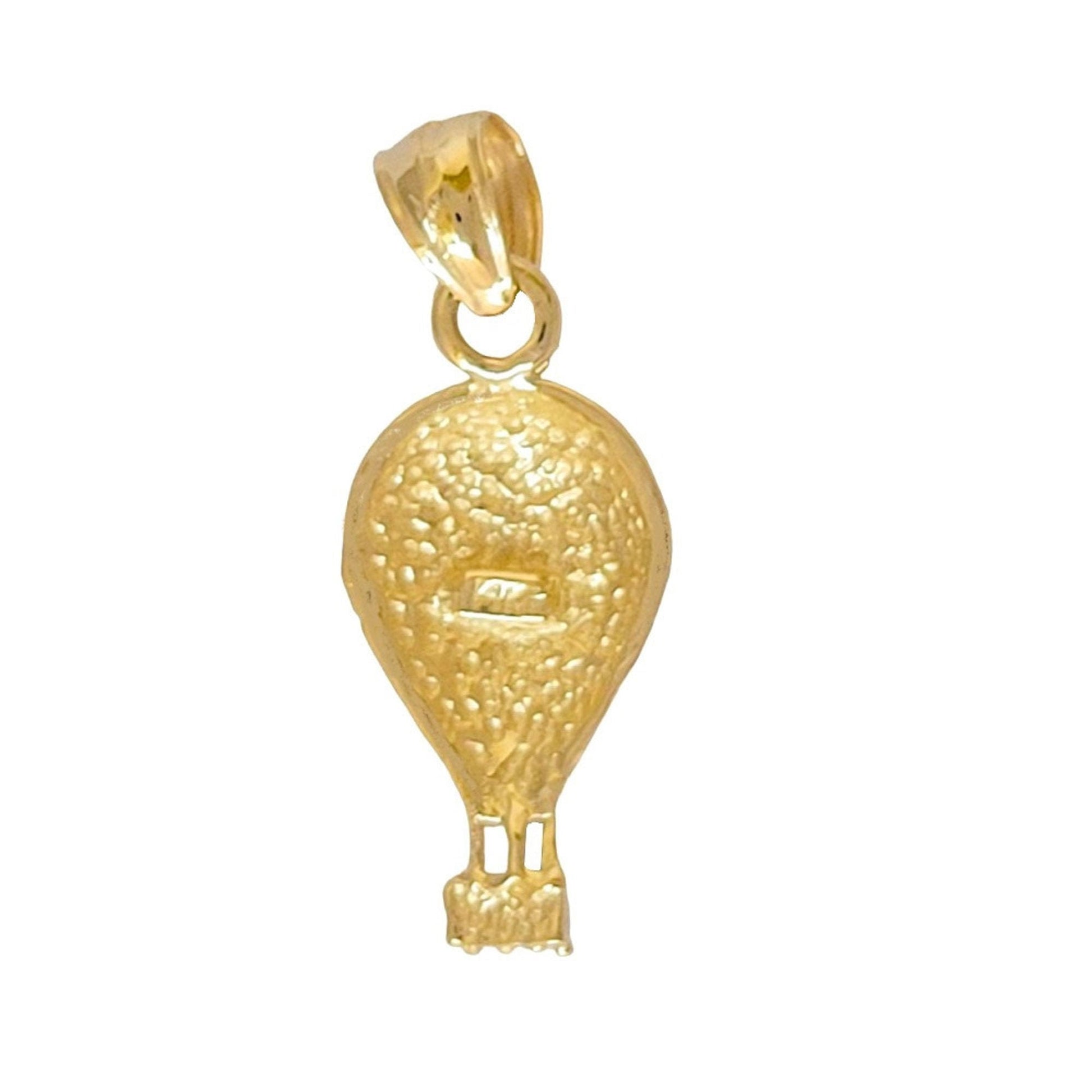 14K Yellow Gold Hot Air Balloon Pendant