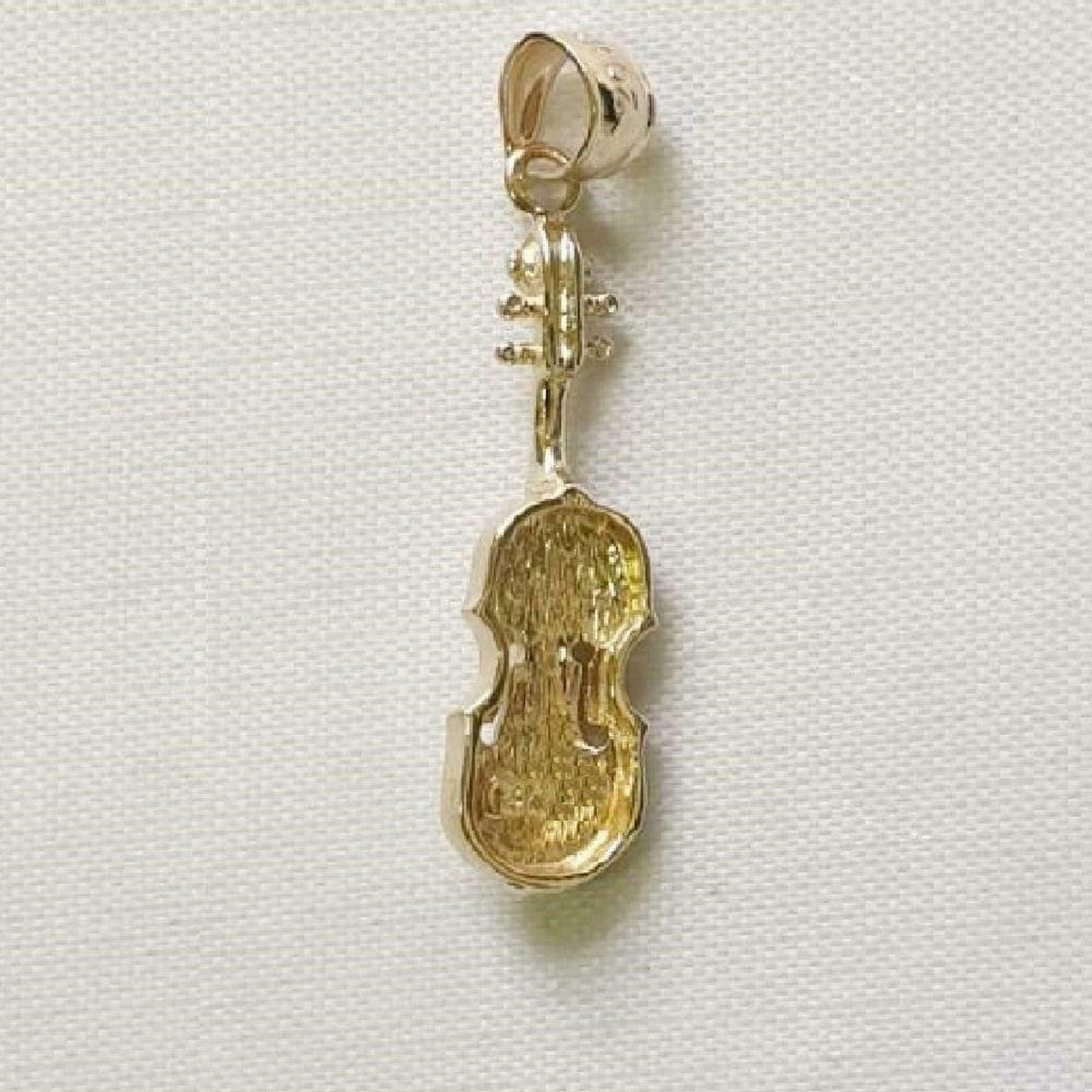 14K Yellow Gold VIOLIN Pendant