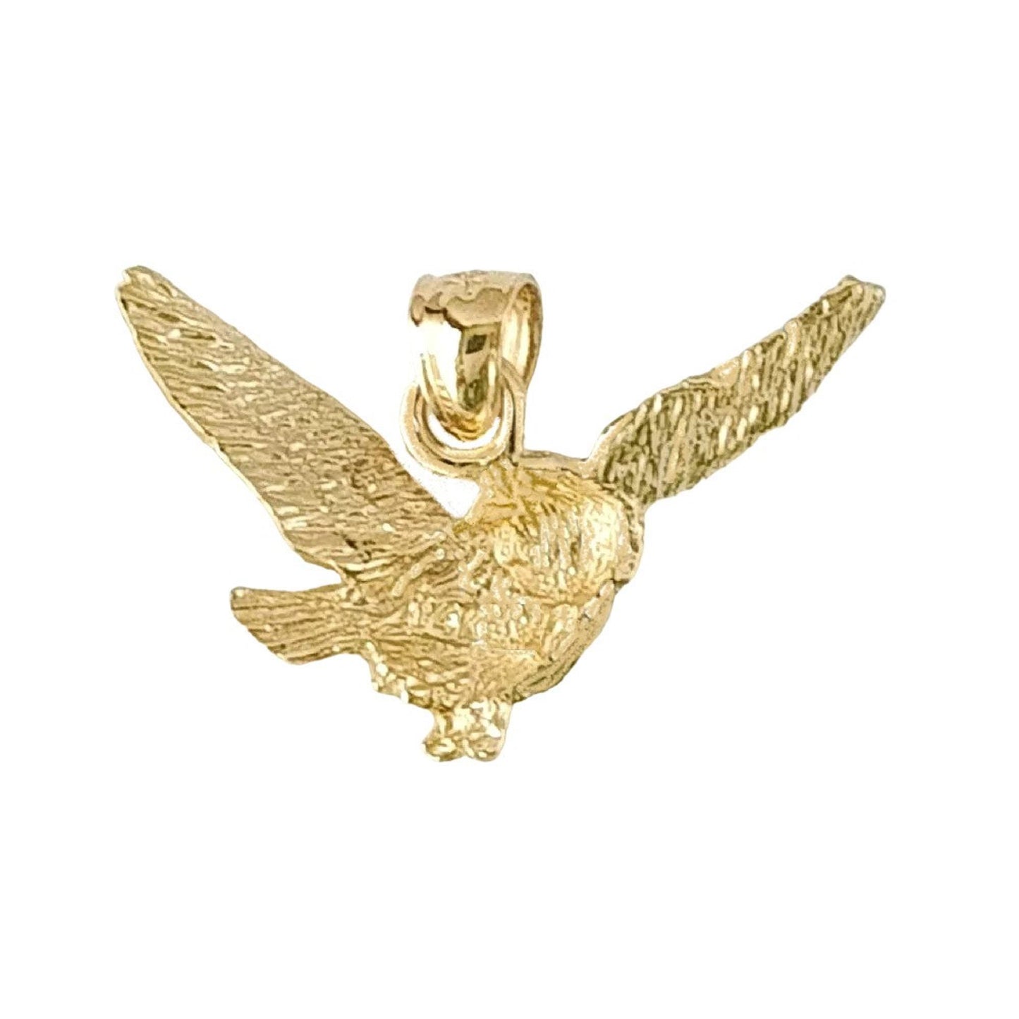 14K Yellow Gold OWL Pendant