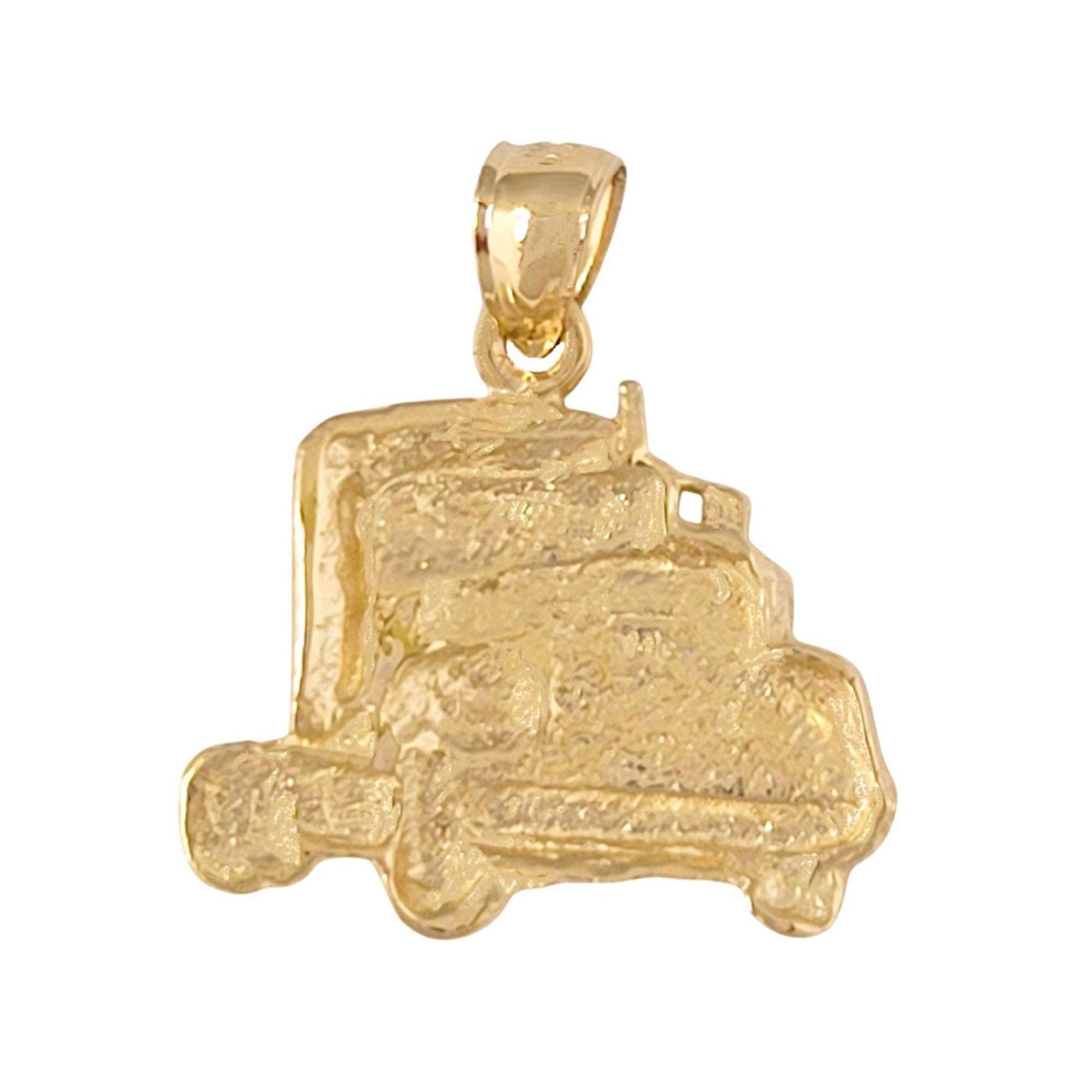 14K Yellow Gold TRUCK Pendant