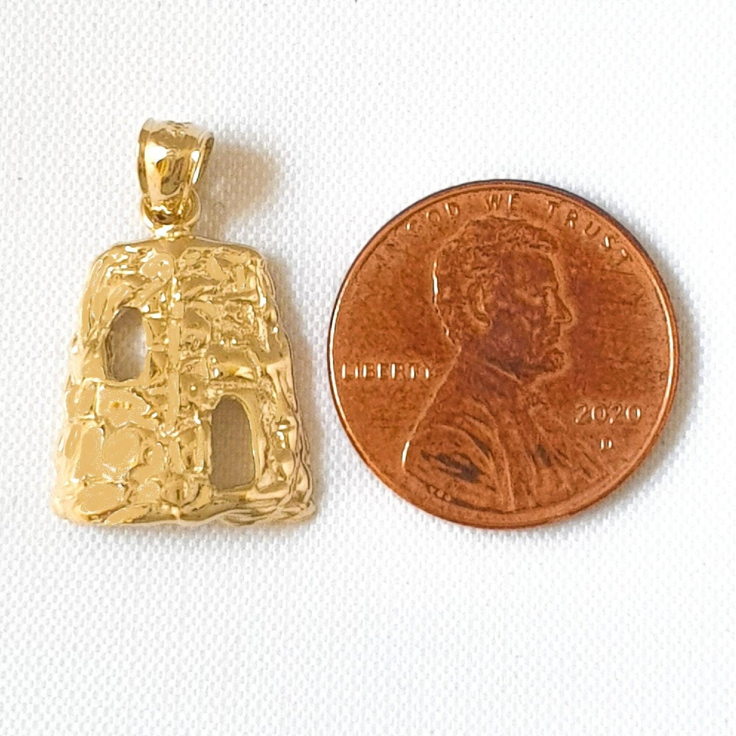14k Yellow Gold St. Croix Sugar Mills Pendant